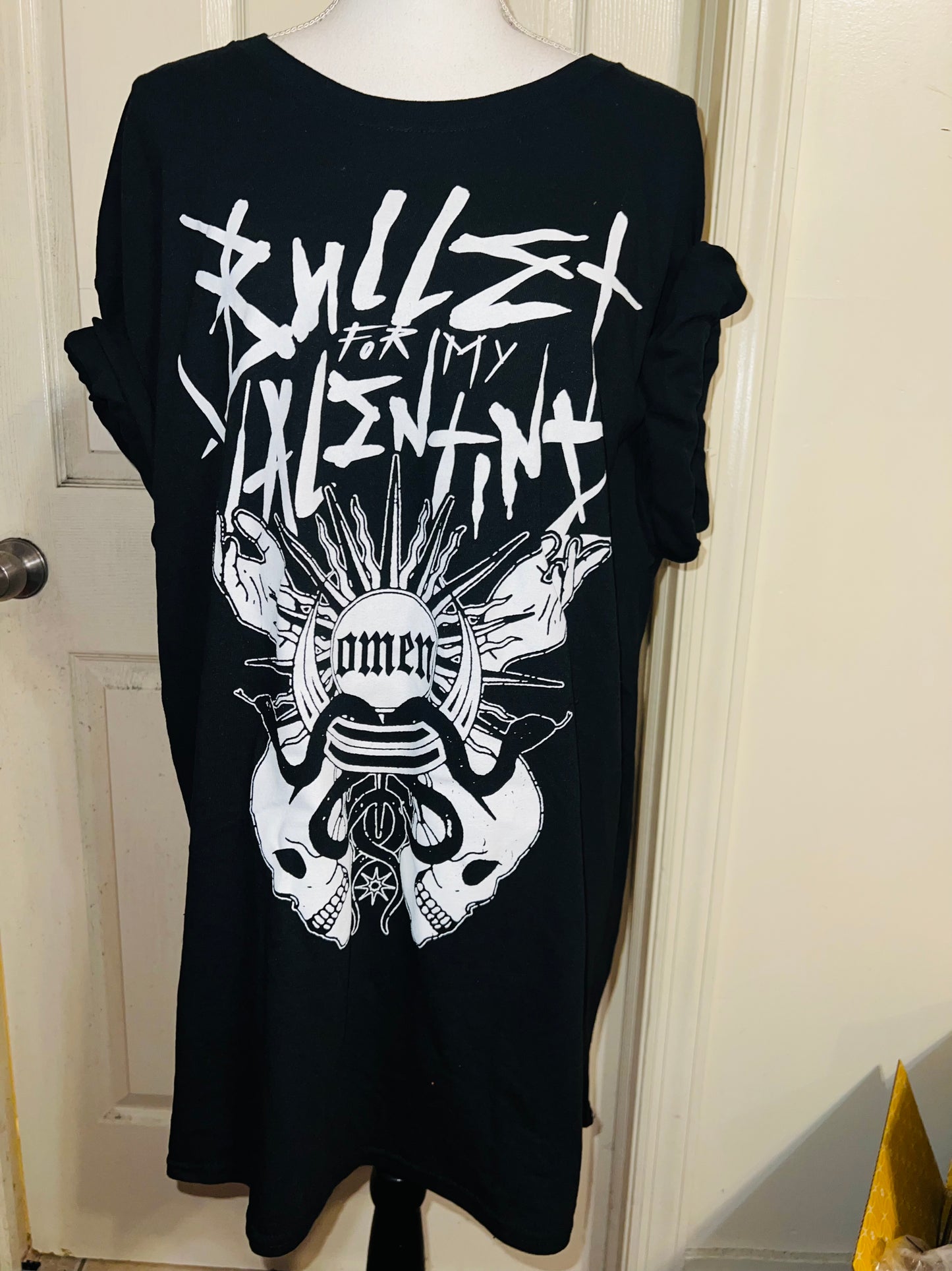 Bullet for my Valentine Oversized Distressed Tee