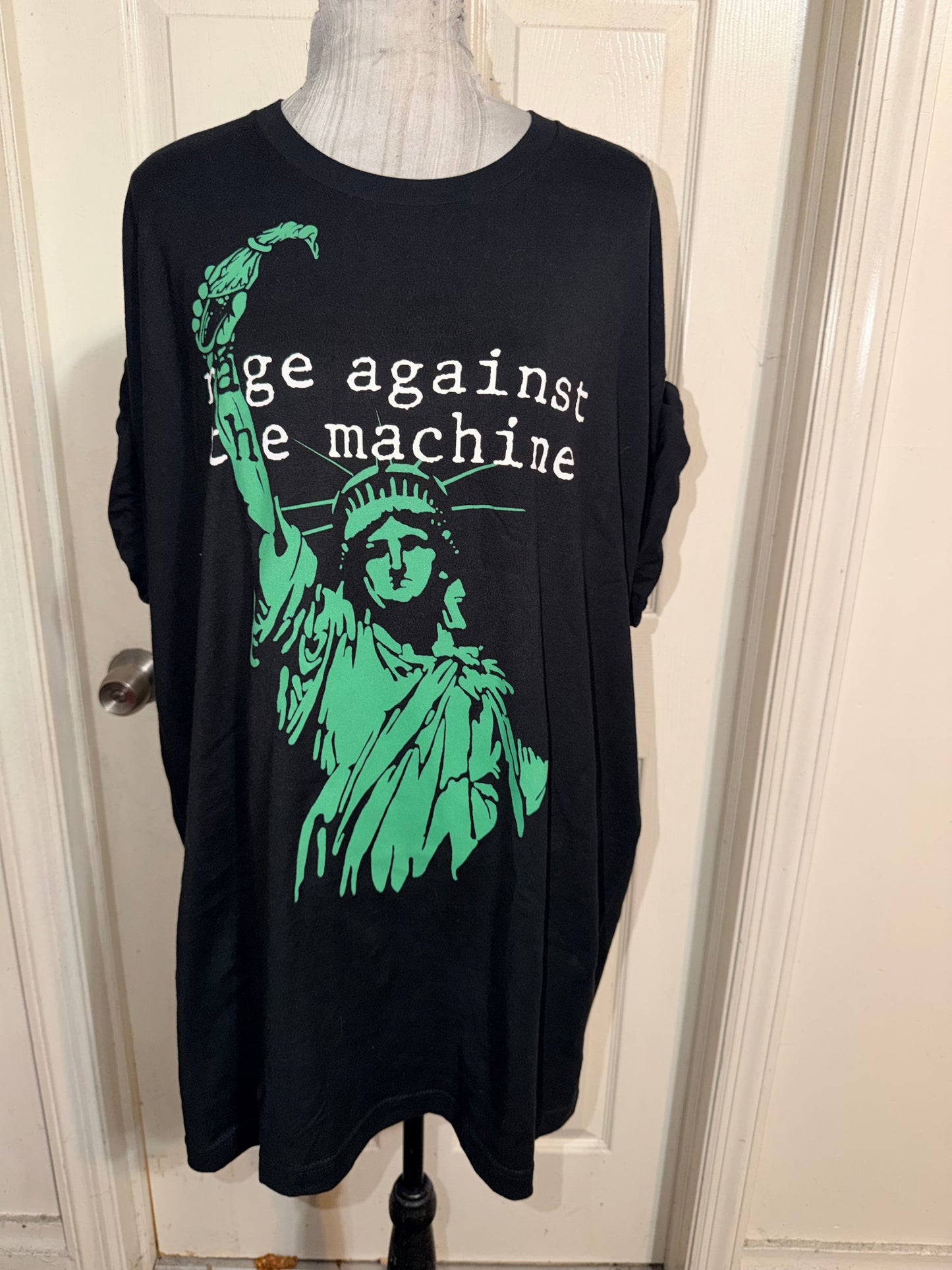 Rage Against the Machine Oversized Distressed Tee