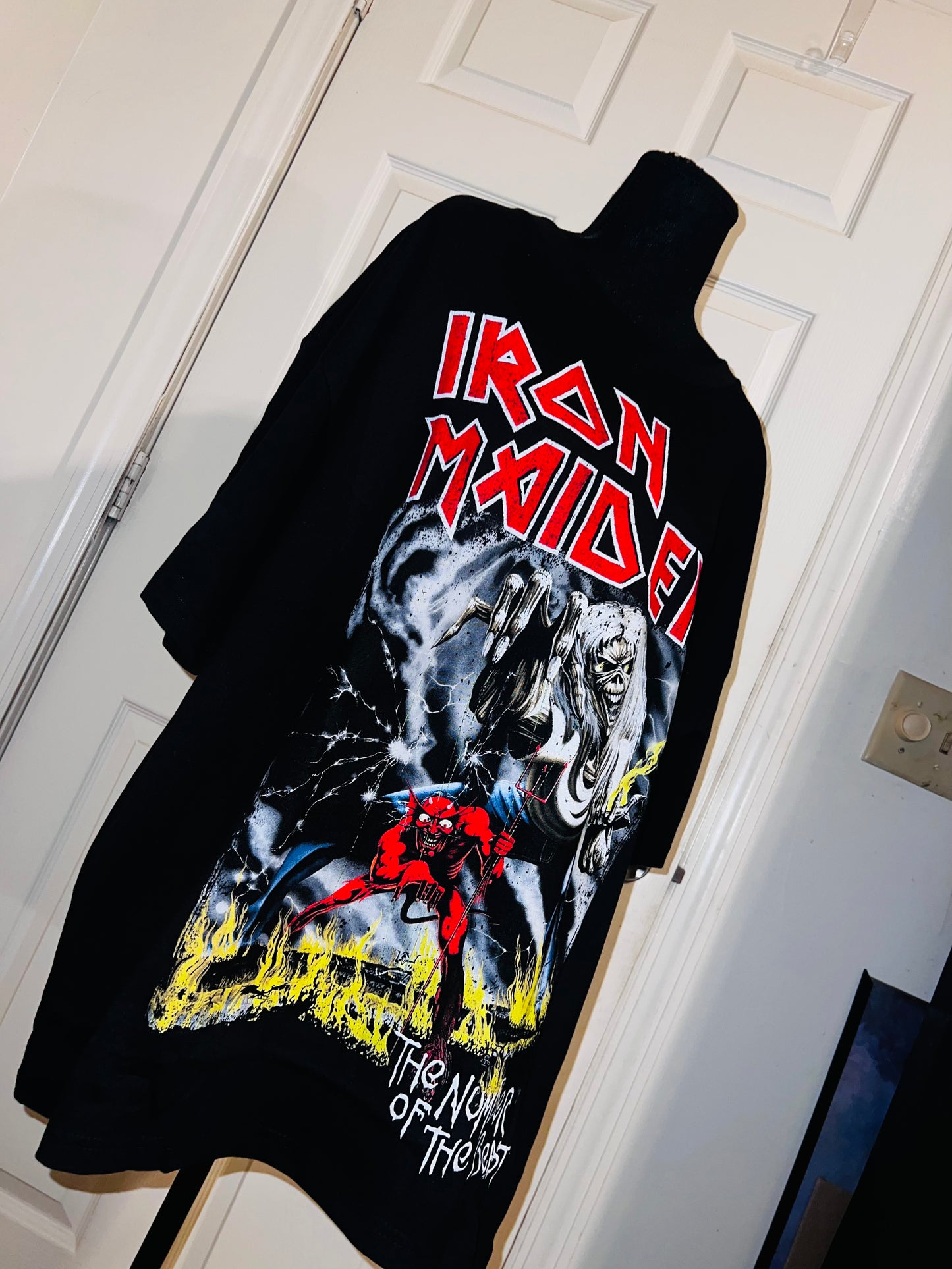 Iron Maiden Oversized Distressed Tee