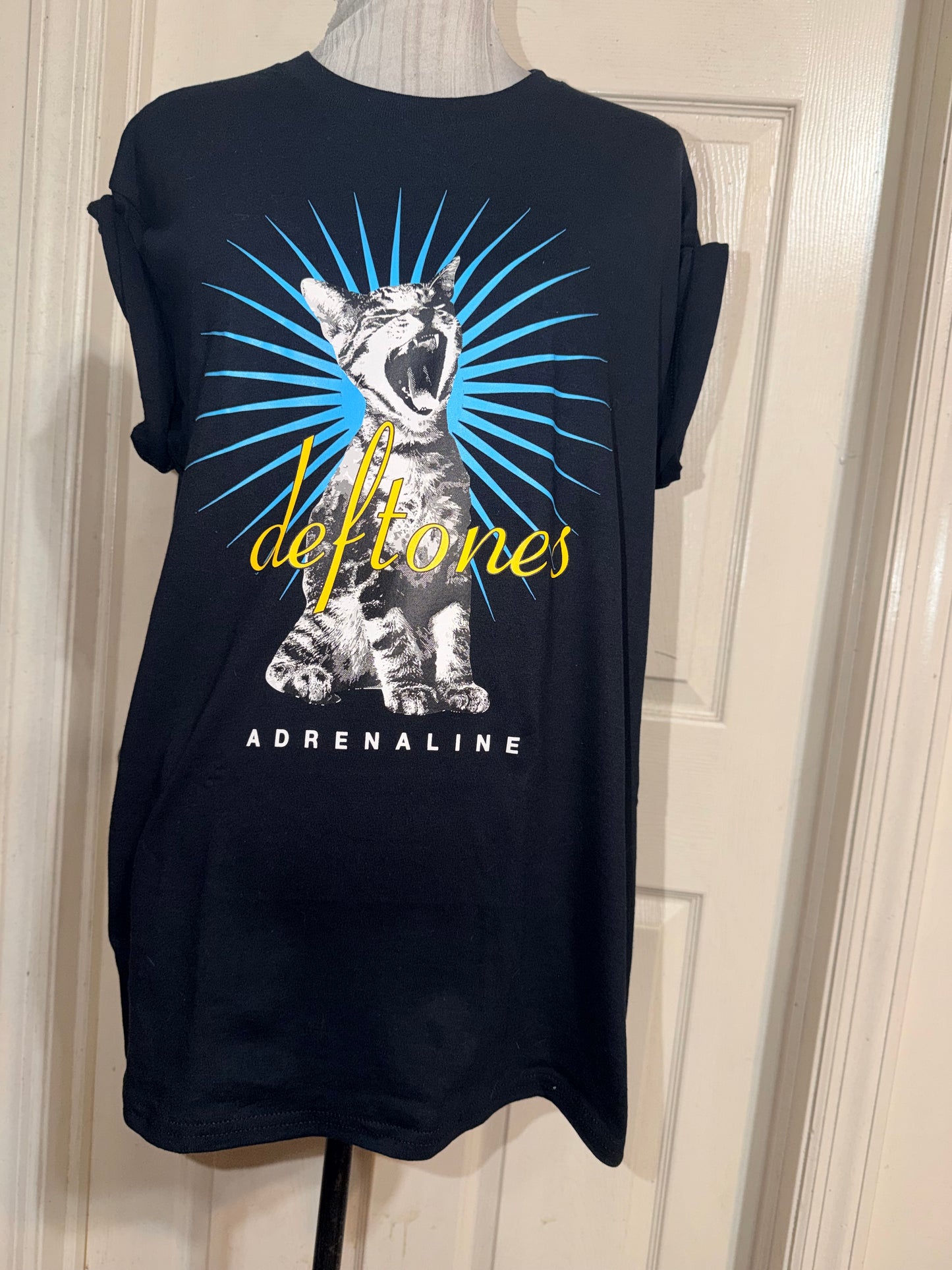 Deftones Oversized Distressed Tee