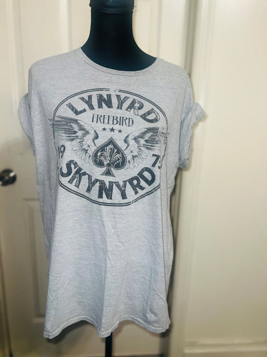 Lynyrd Skynyrd Oversized Distressed Tee