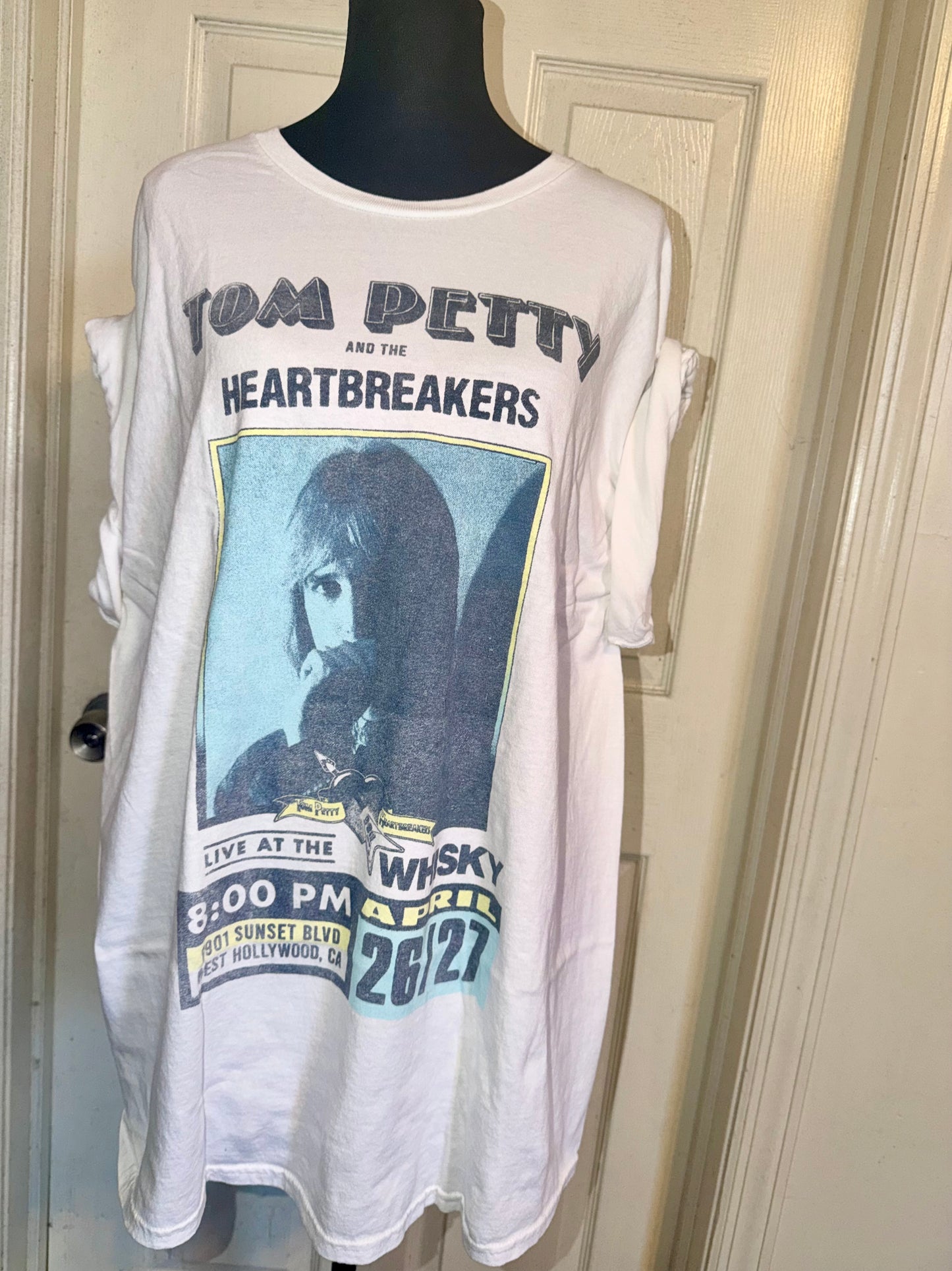 Tom Petty and the Heartbreakers Oversized Distressed Tee