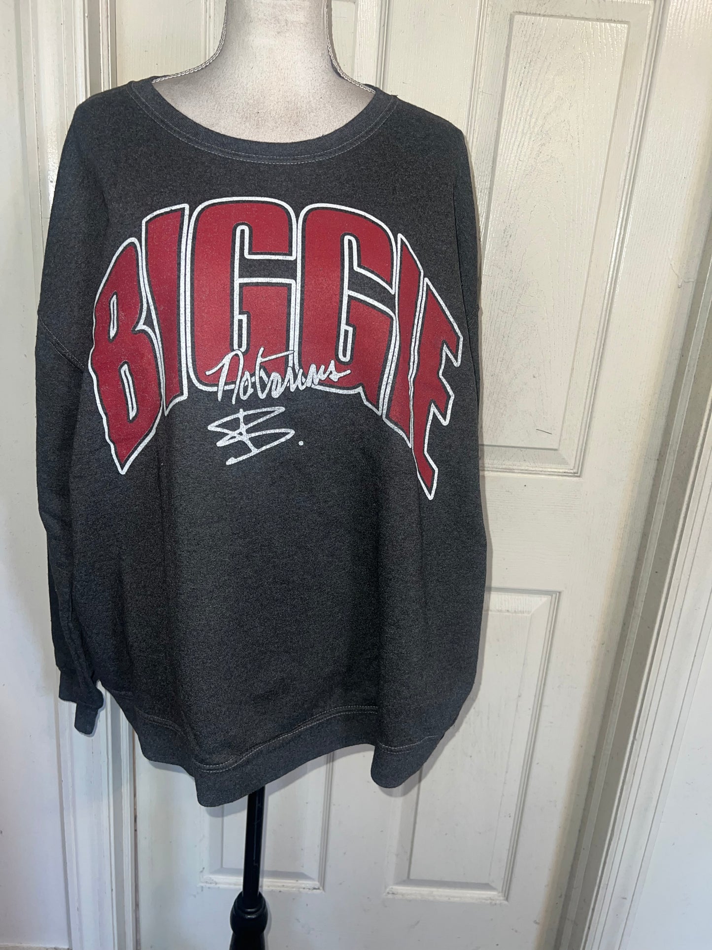 Biggie Smalls Double Sided Oversized Distressed Tee
