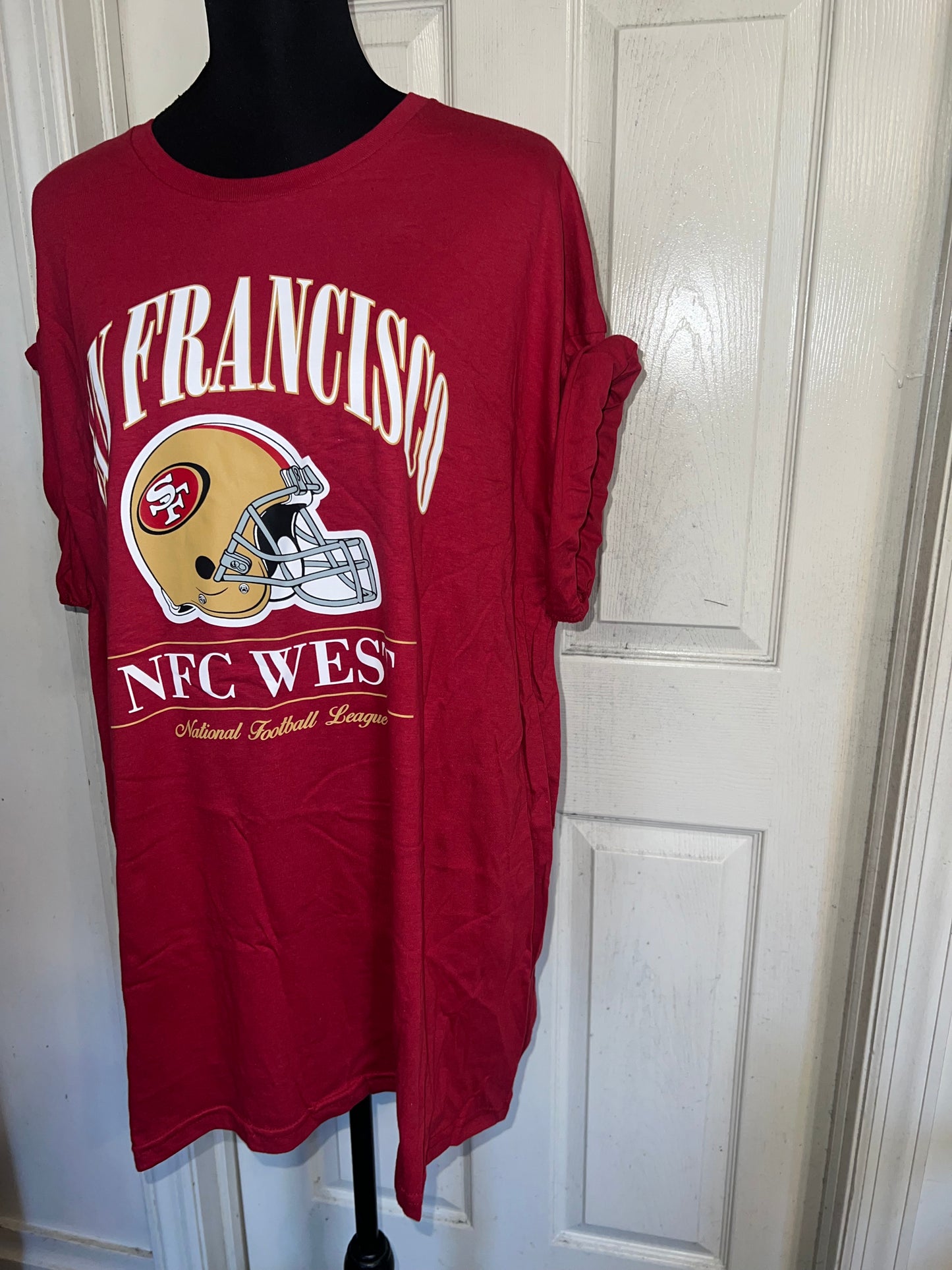 San Francisco 49ers Oversized Distressed Tee