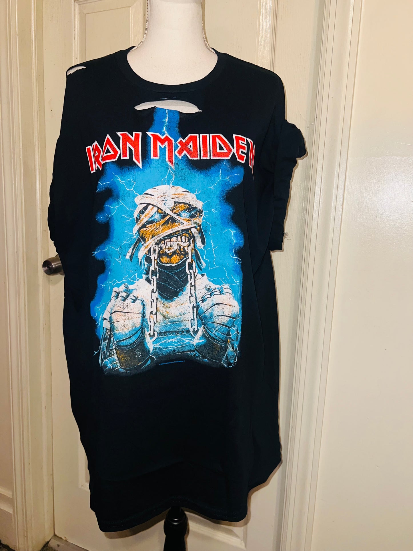 Iron Maiden Oversized Distressed Tee