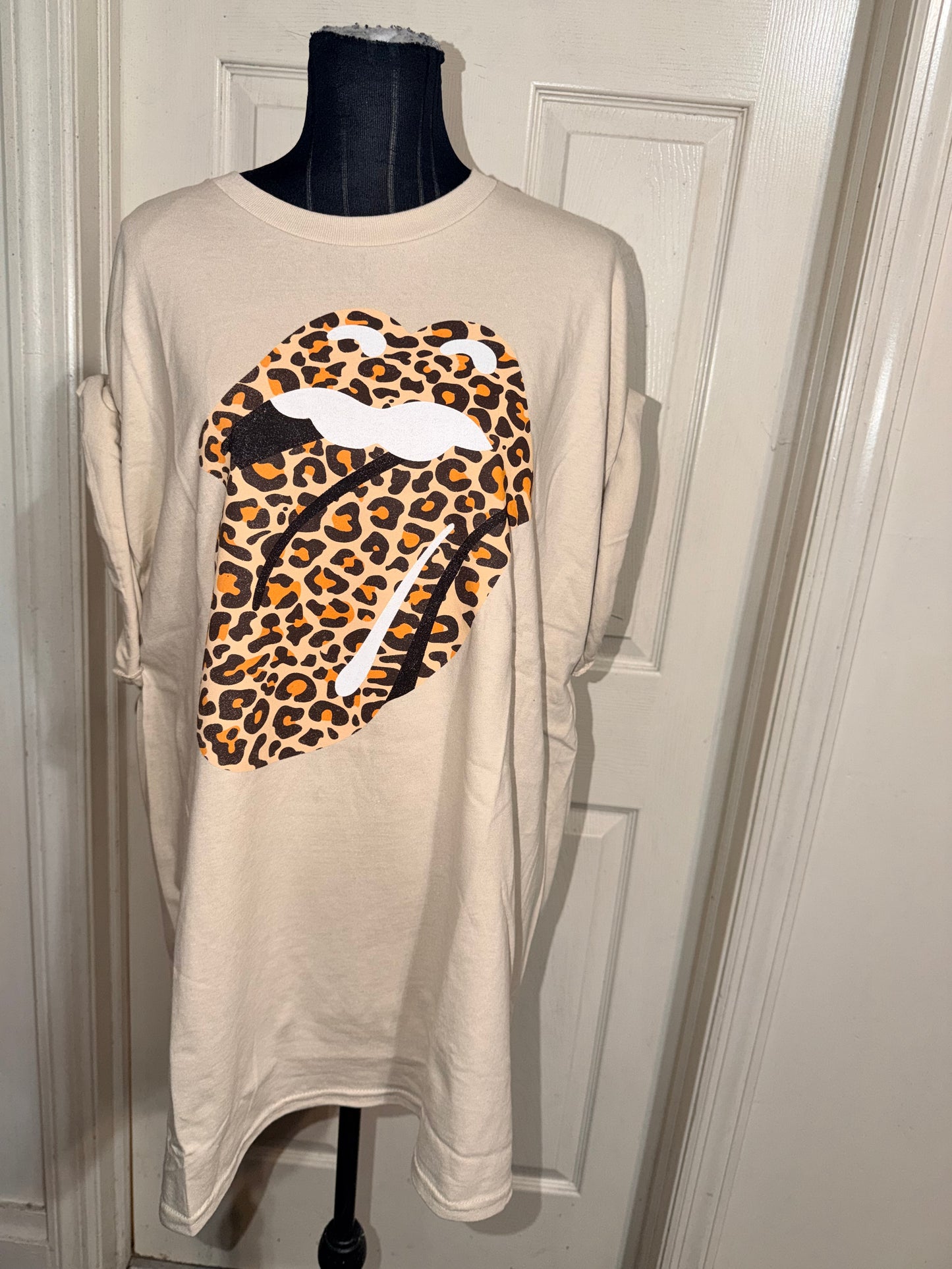 The Rolling Stones Oversized Distressed Tee