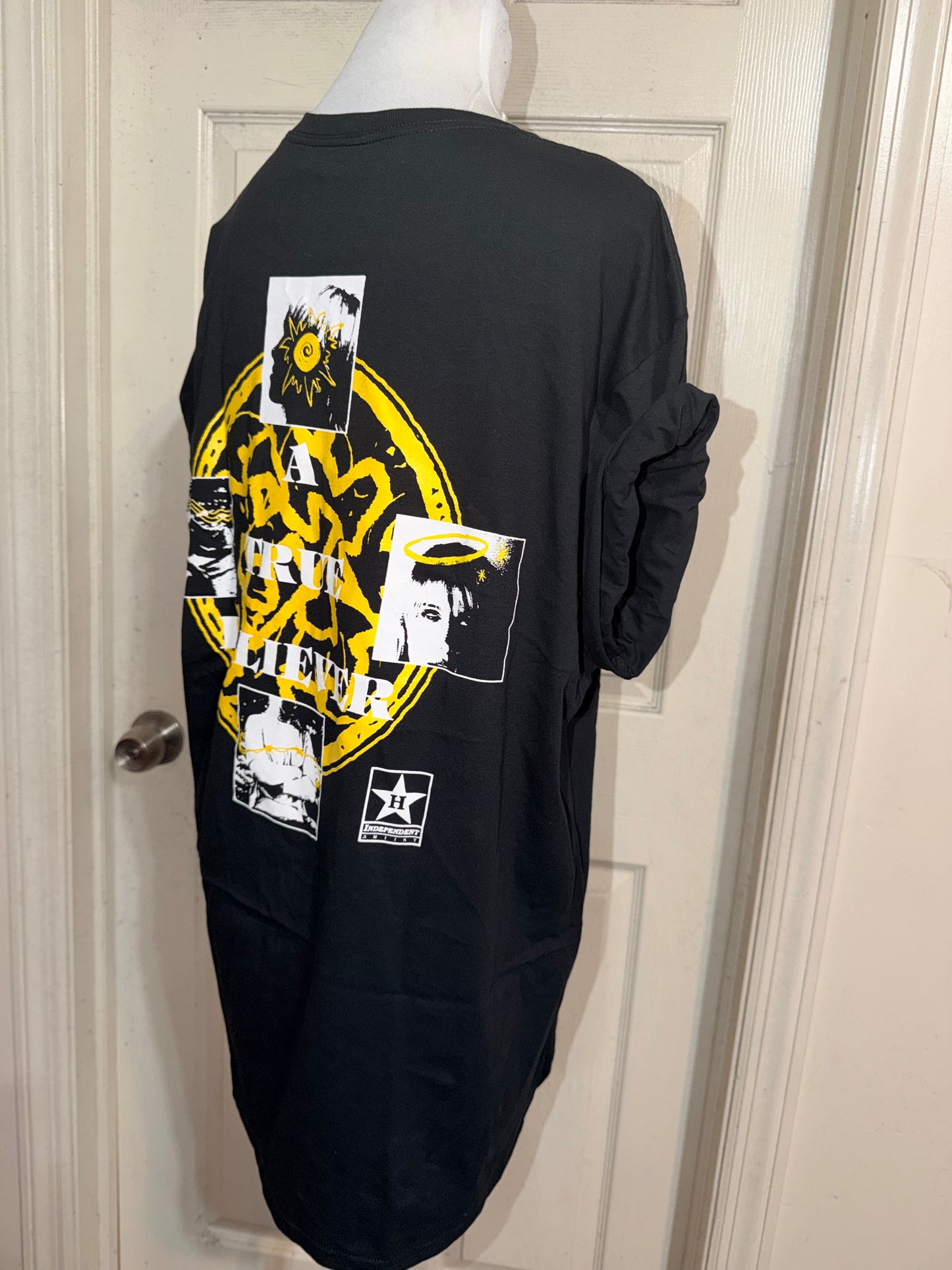 Hayley Williams Double Sided Oversized Distressed Tee