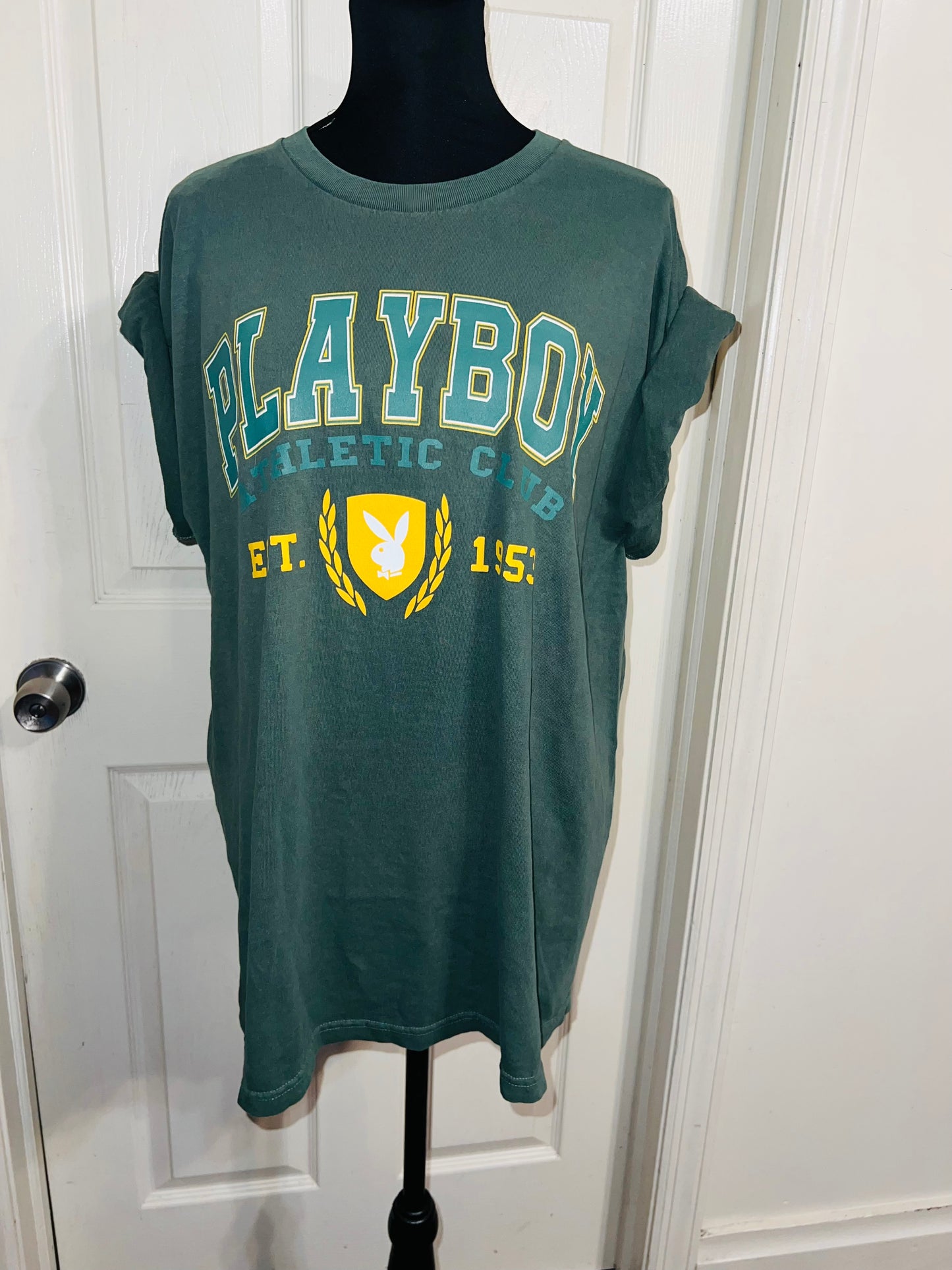 Playboy Oversized Distressed Tee