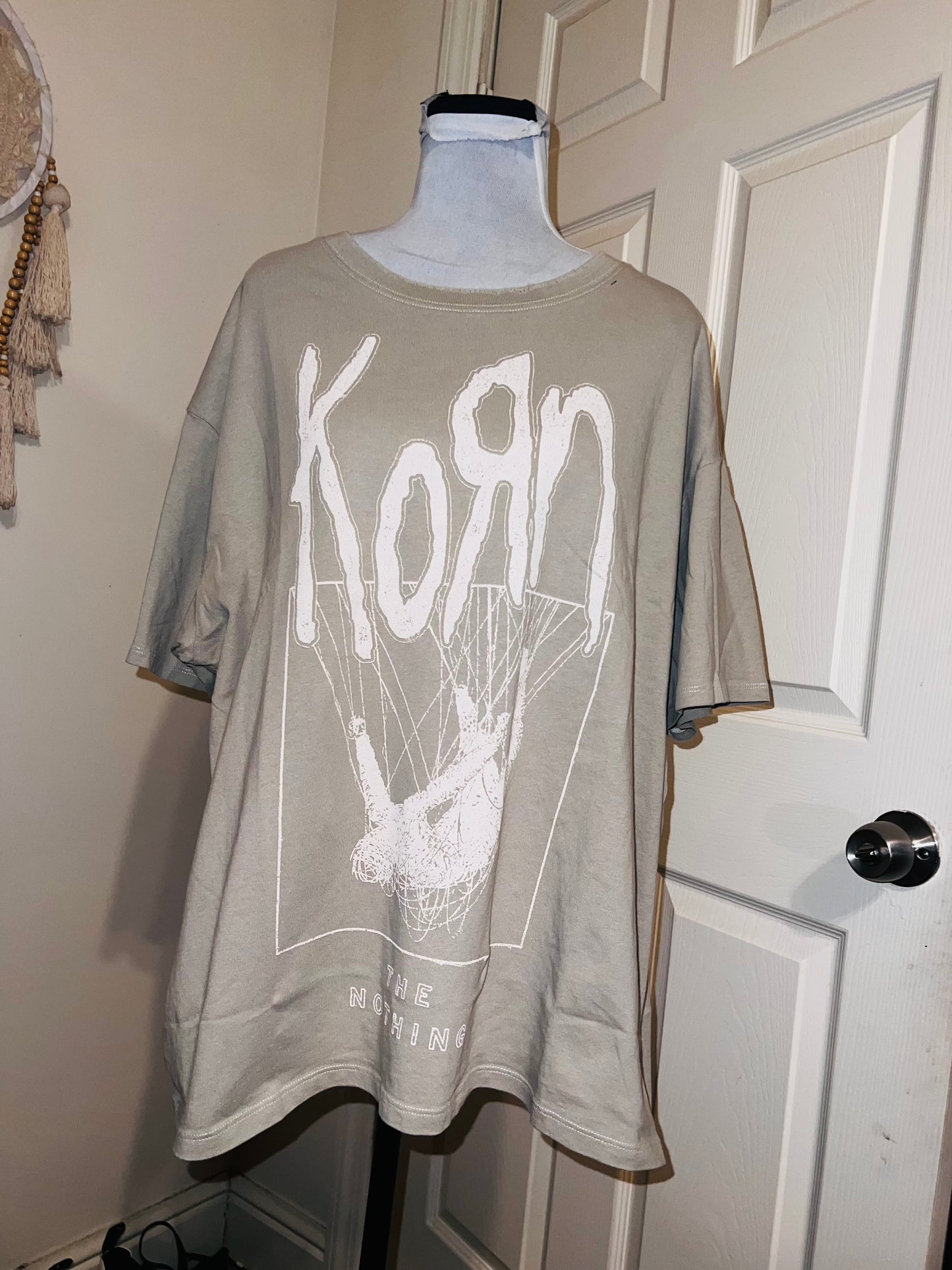 Korn Oversized Distressed Tee