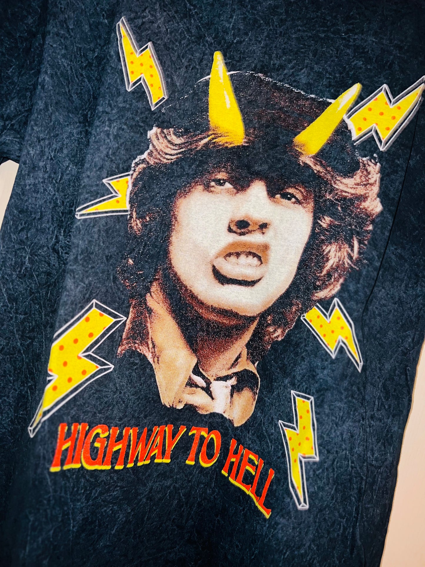 AC/DC Angus Young Highway to Hell Oversized Tee