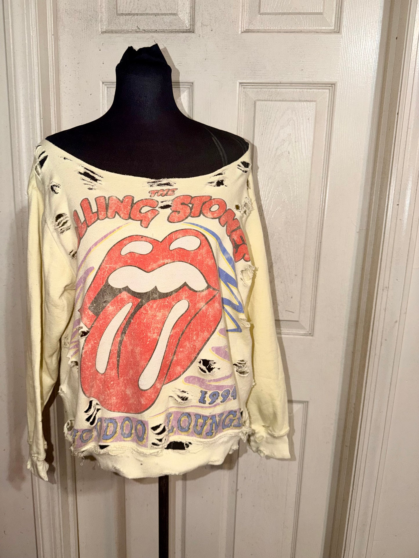 The Rolling Stones Distressed Sweatshirt