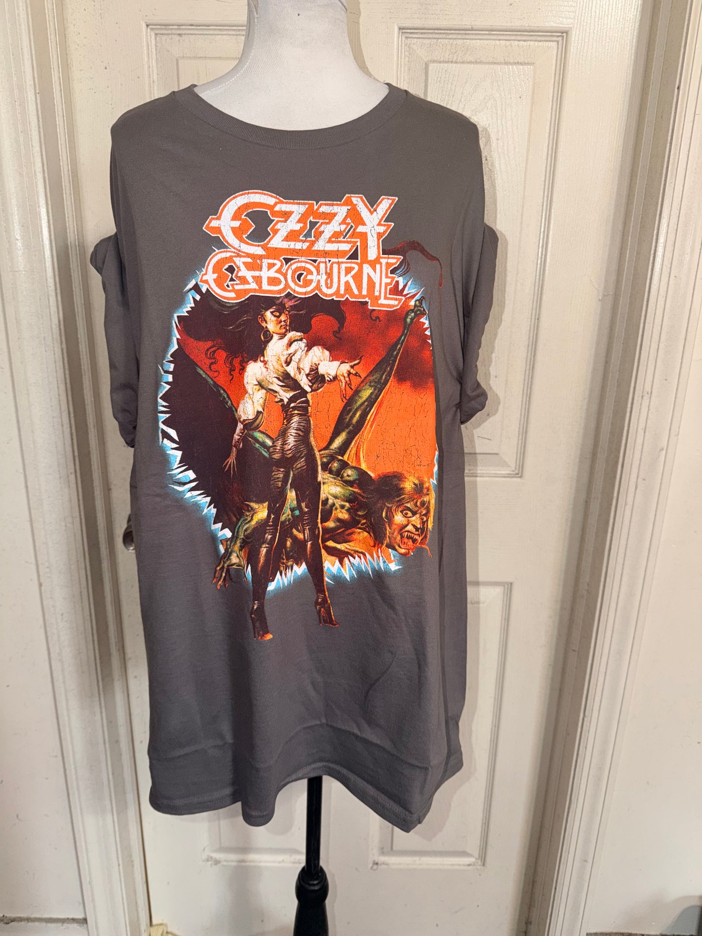 Ozzy Osbourne Oversized Distressed Tee