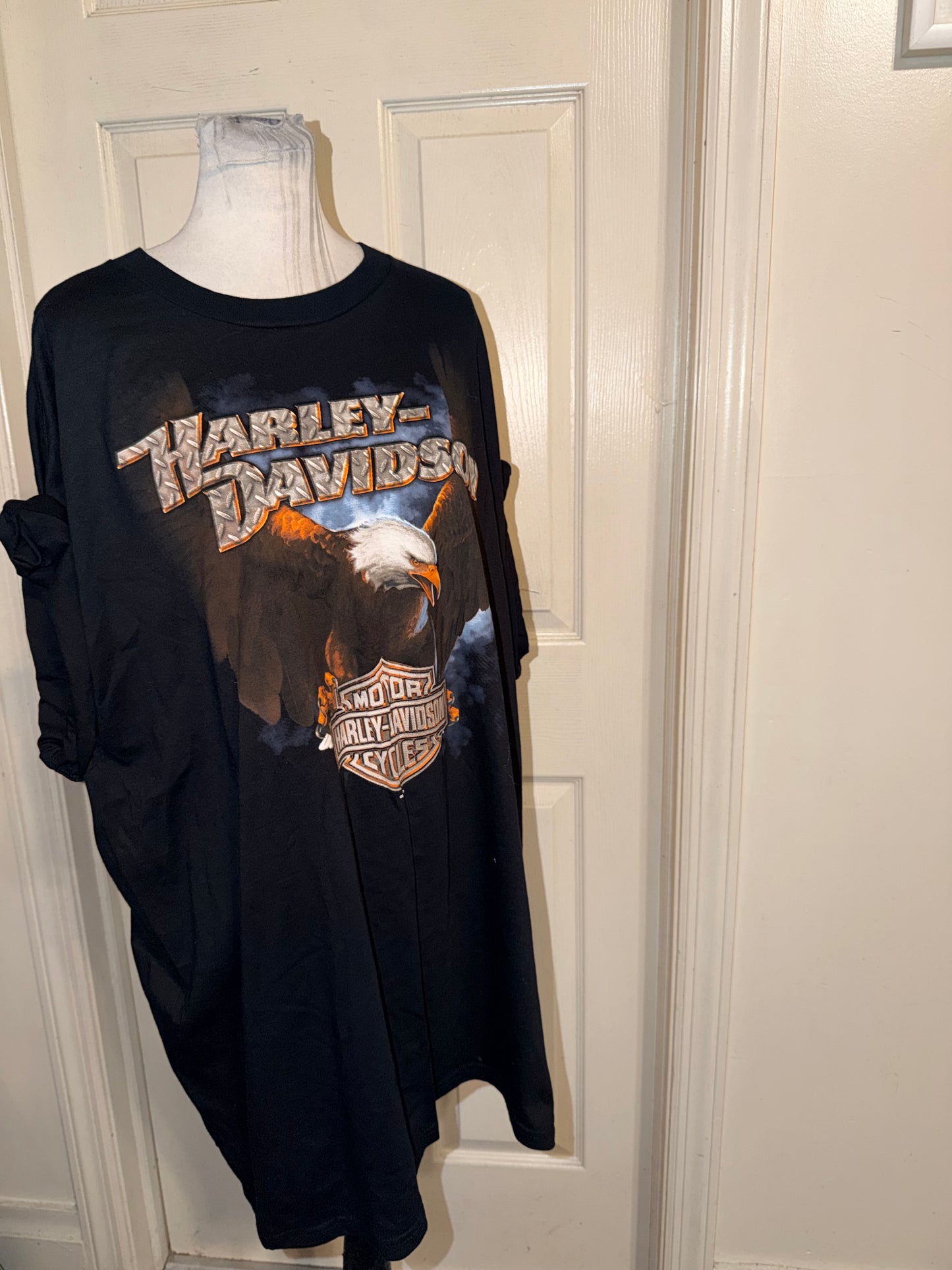 Harley Davidson Vintage Double Sided Oversized Tee