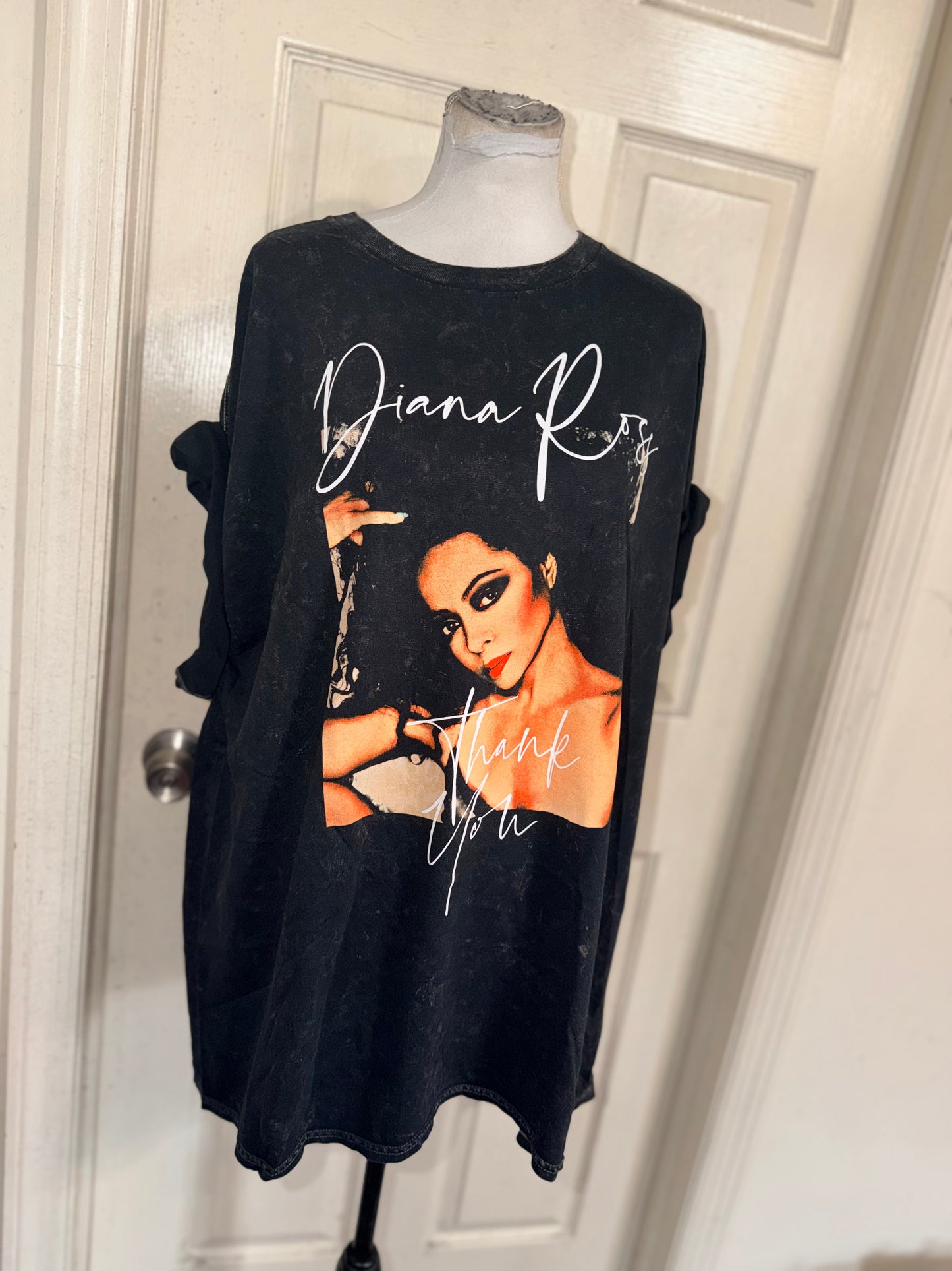 Diana Ross Oversized Distressed Tee