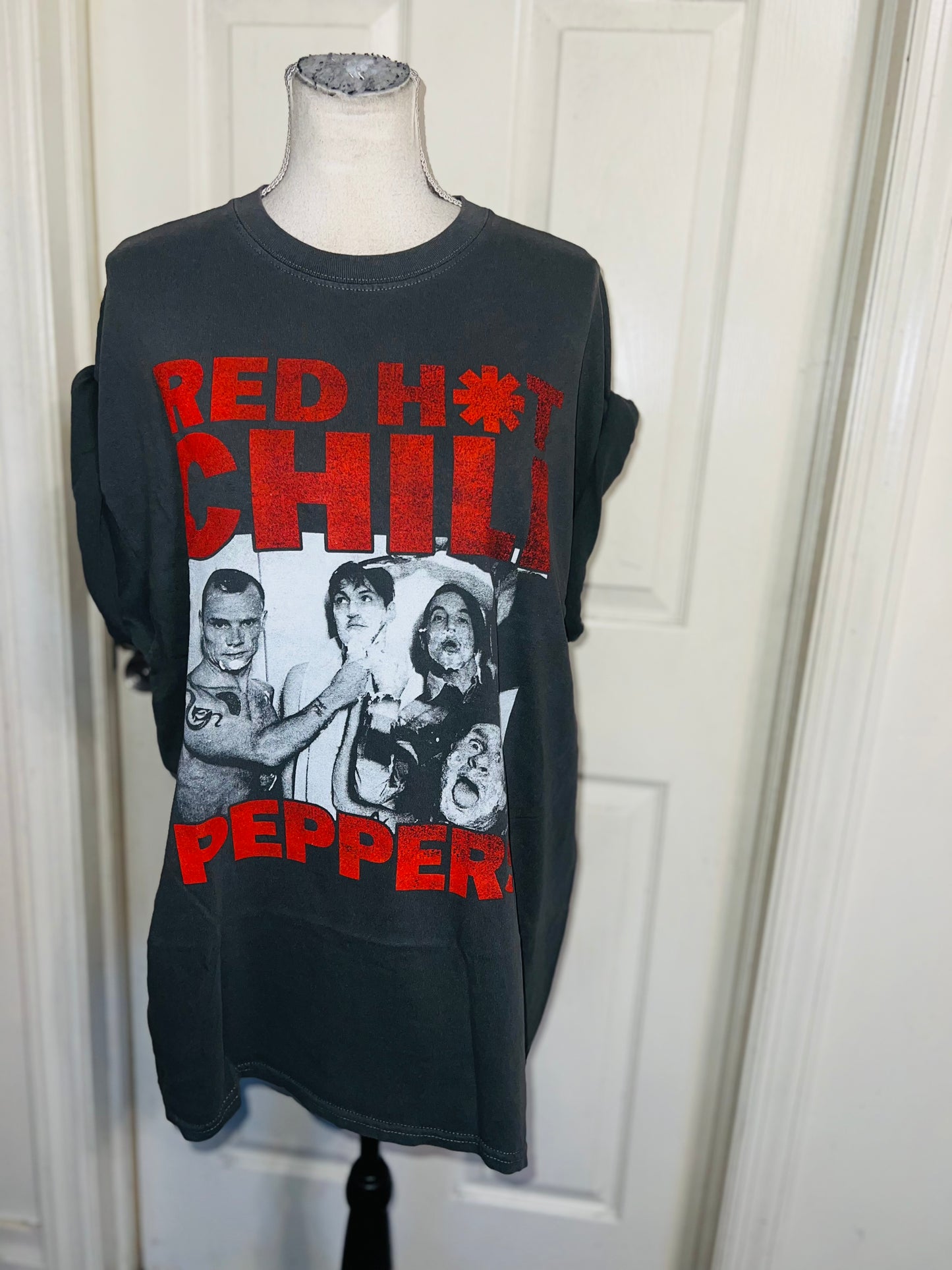 Red Hot Chili Peppers Oversized Distressed Tee