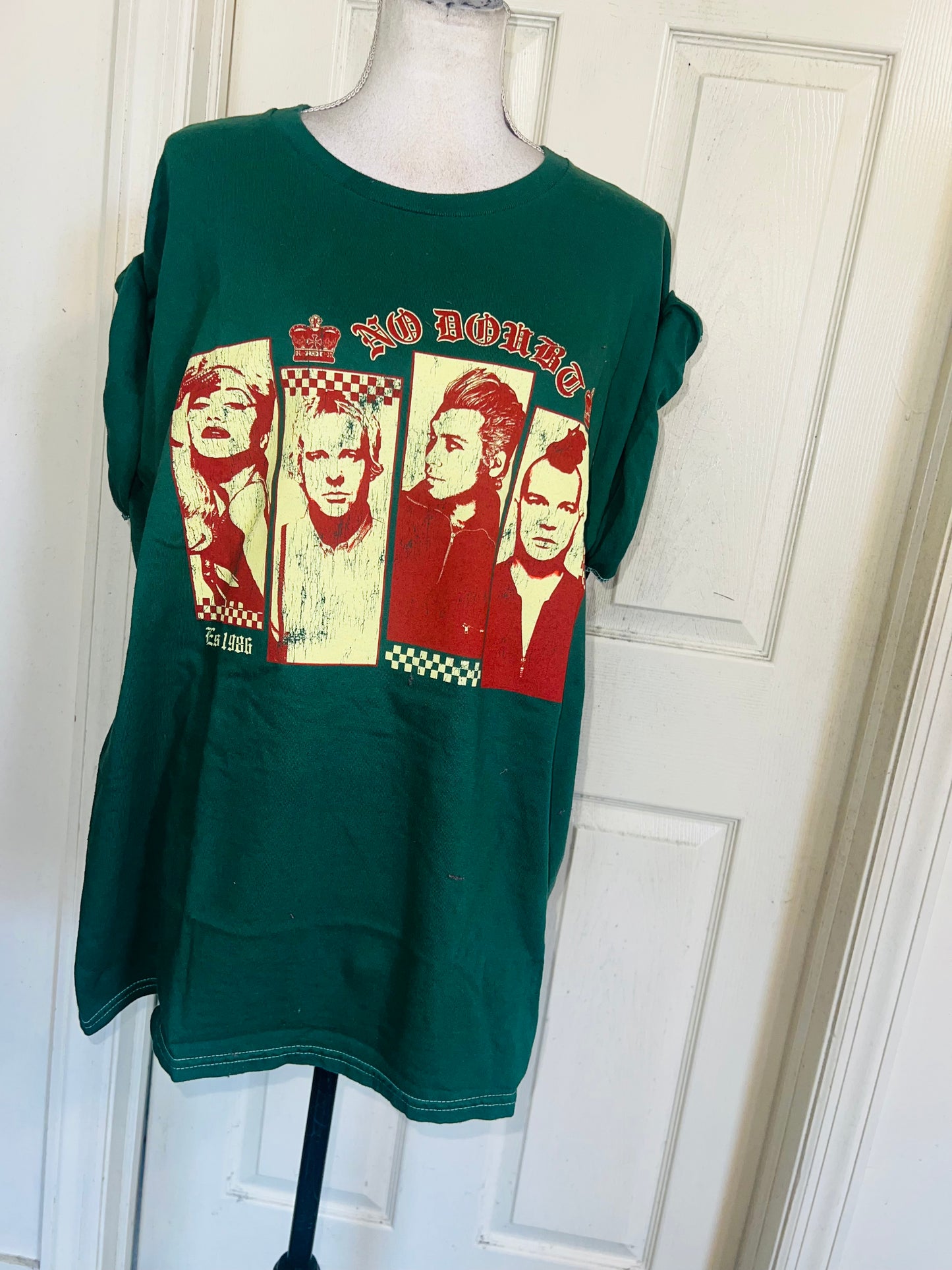 No Doubt Oversized Distressed Tee