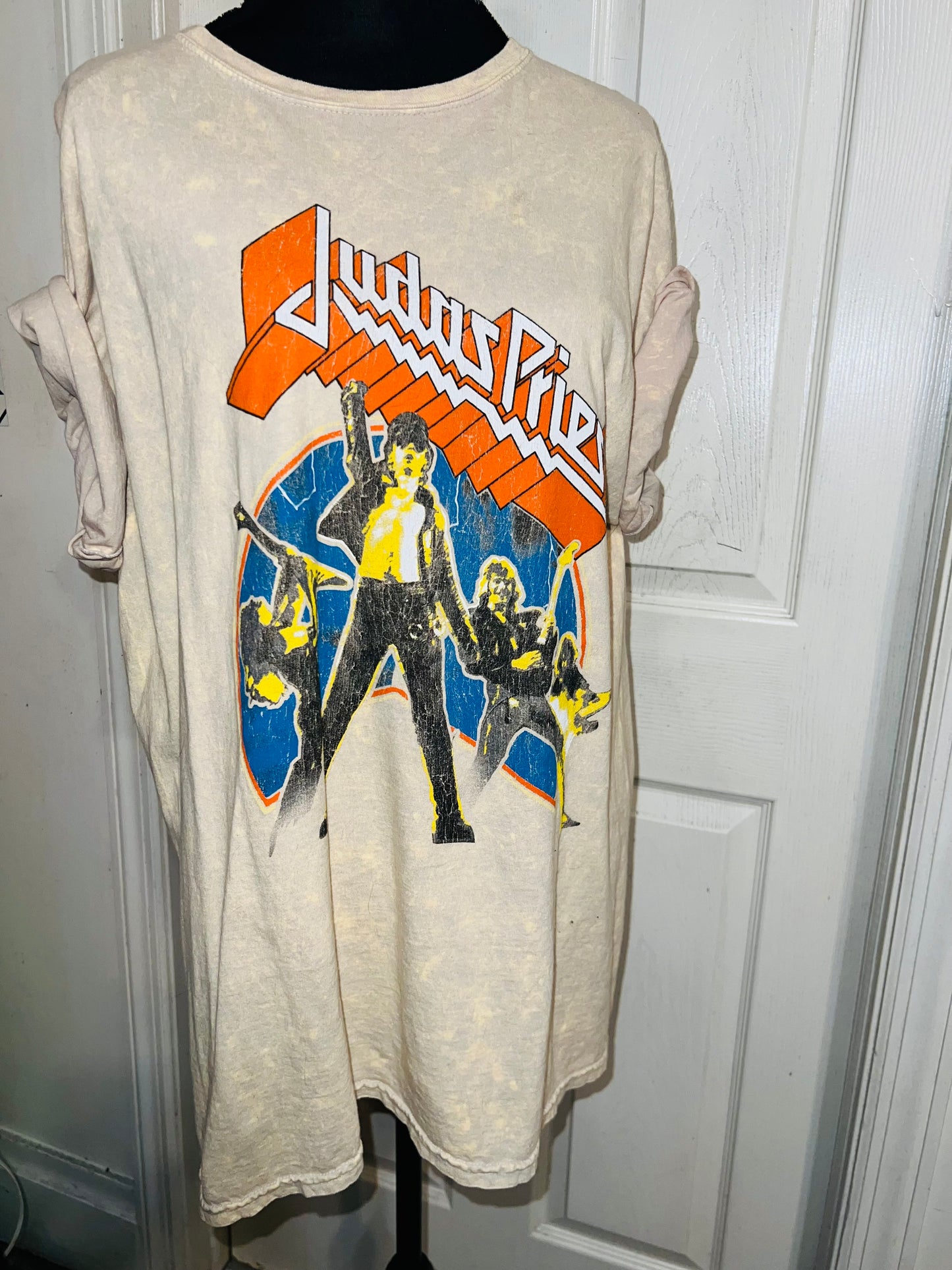 Judas Priest Oversized Distressed Tee