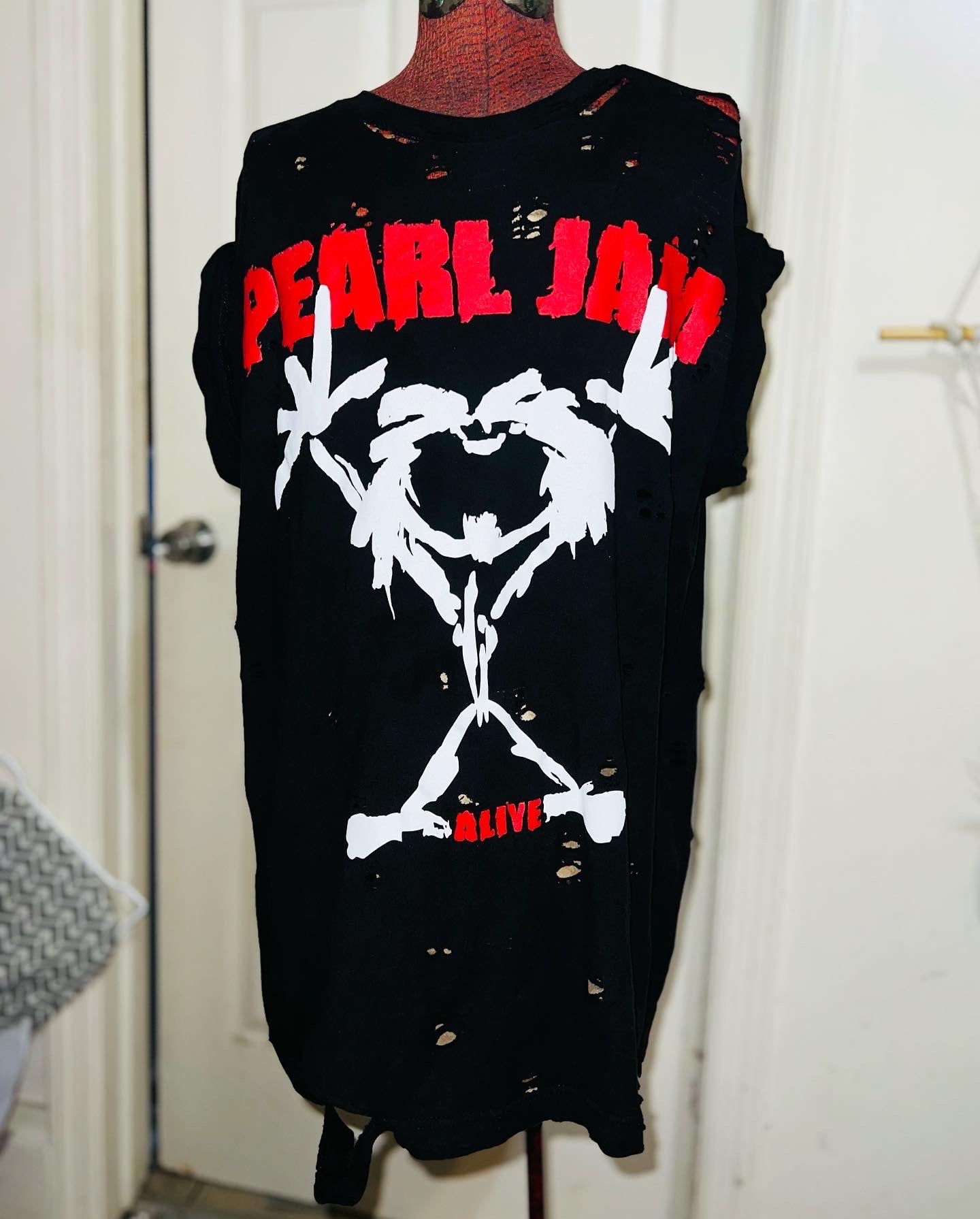 Pearl Jam Double Sided Oversized Tee