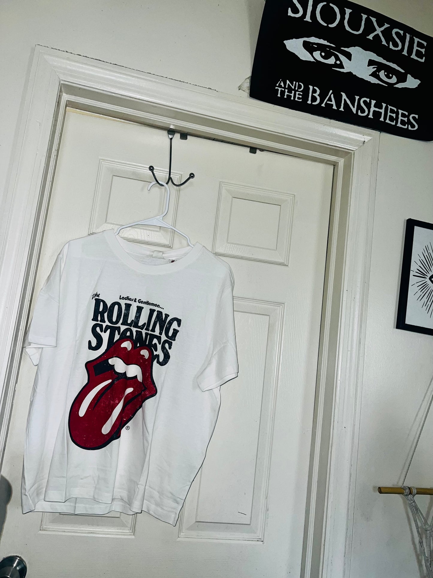 The Rolling Stones White Oversized Tee