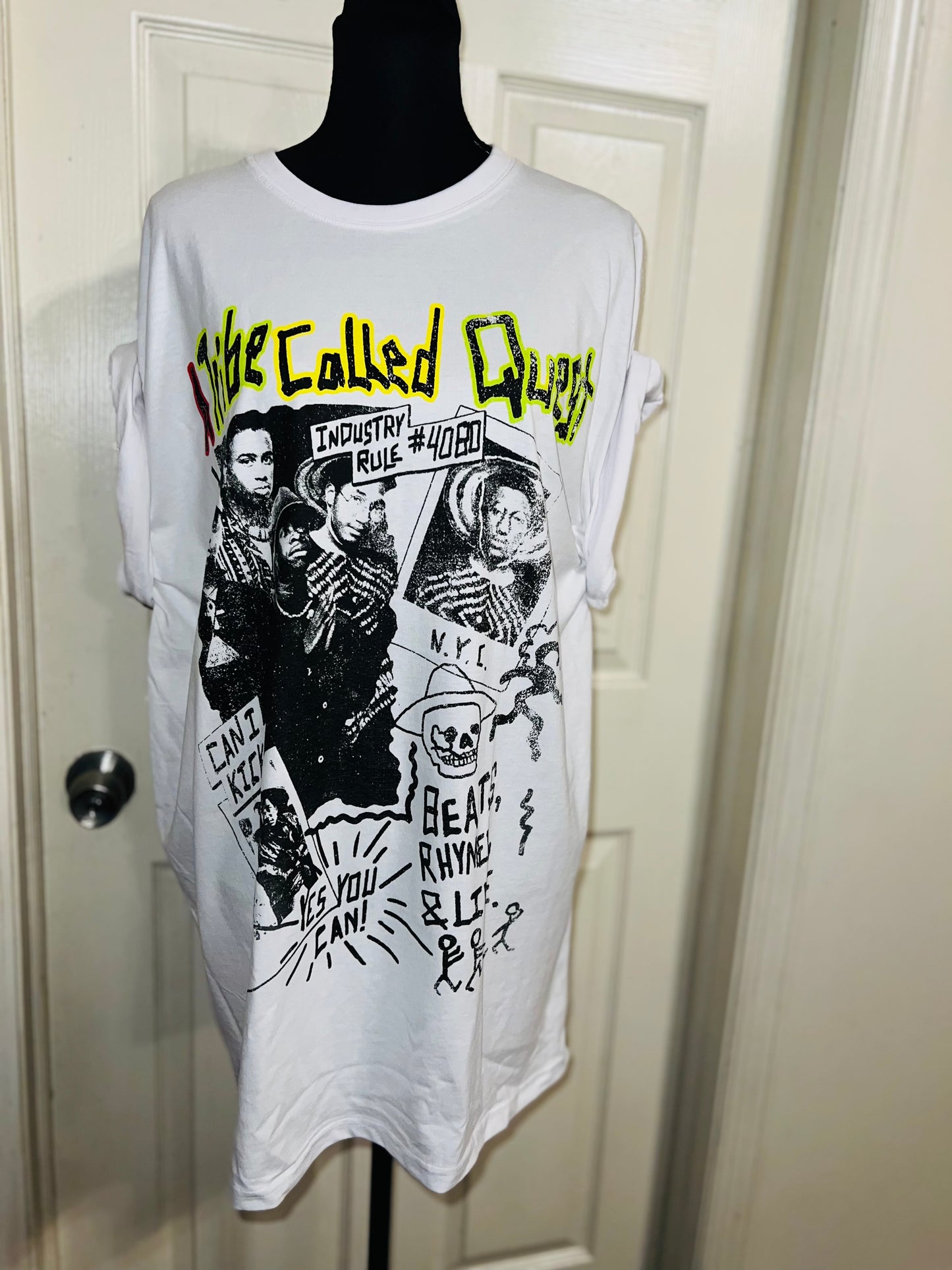 A Tribe Called Quest Oversized Distressed Tee