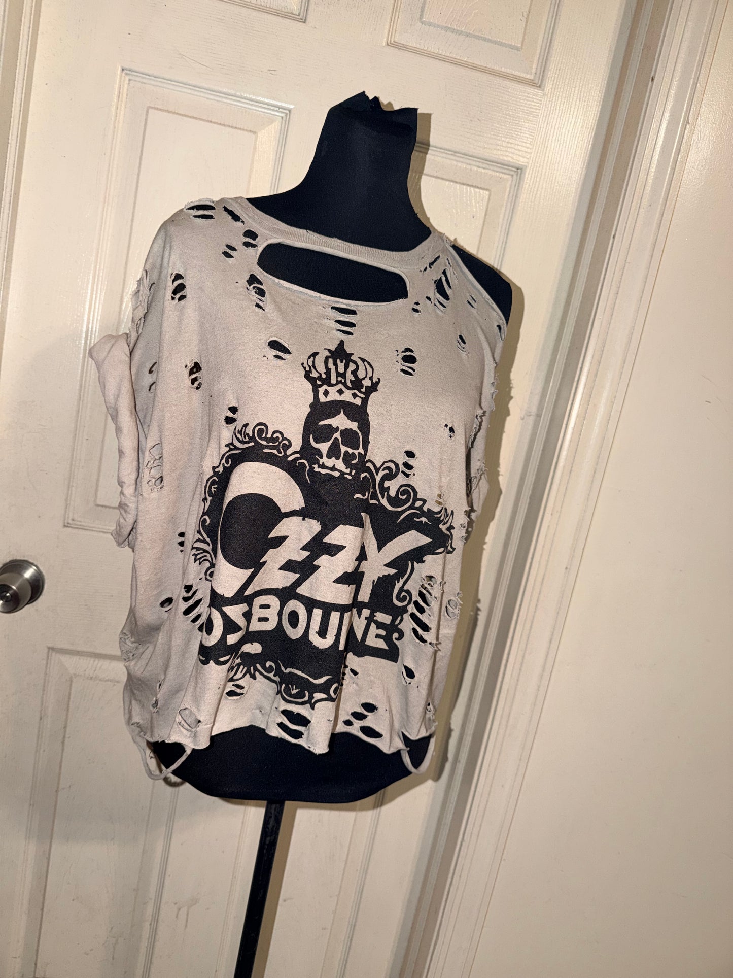 Ozzy Osbourne Oversized Distressed Tee (As Is)