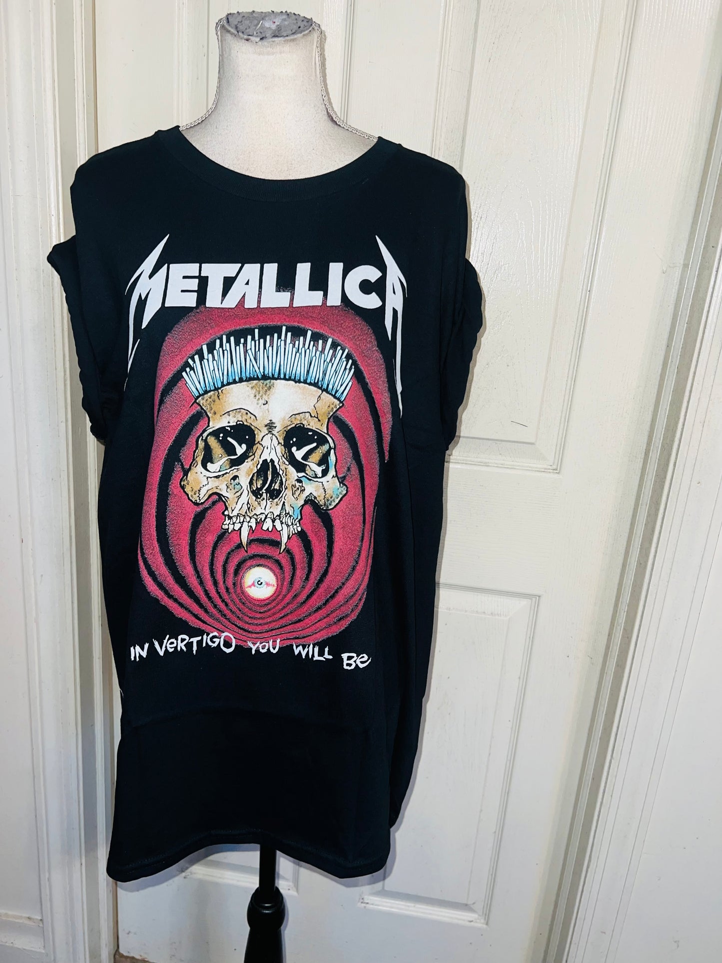 Metallica Double Sided Oversized Distressed Tee