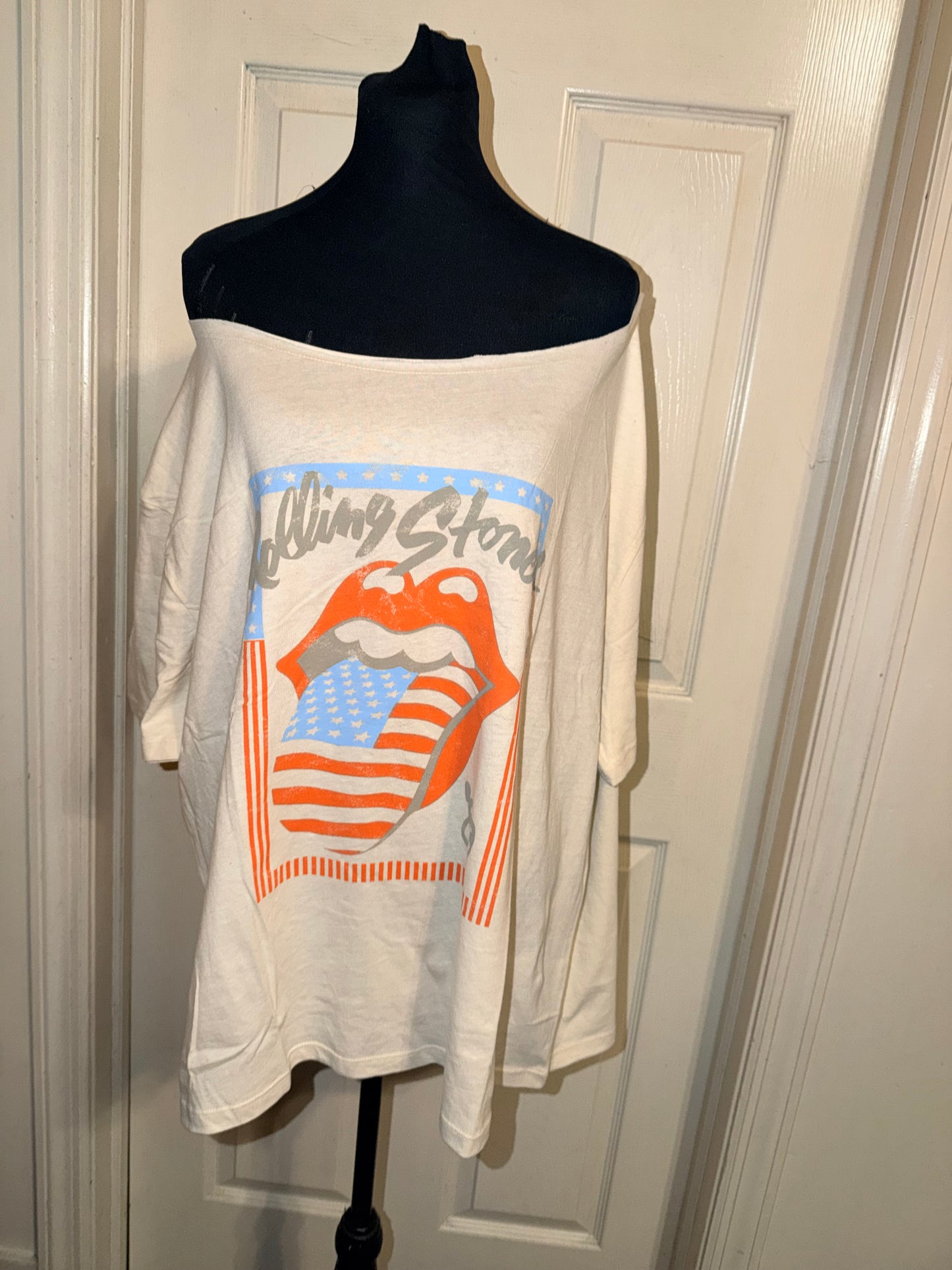 The Rolling Stones OFTS Oversized Distressed Tee