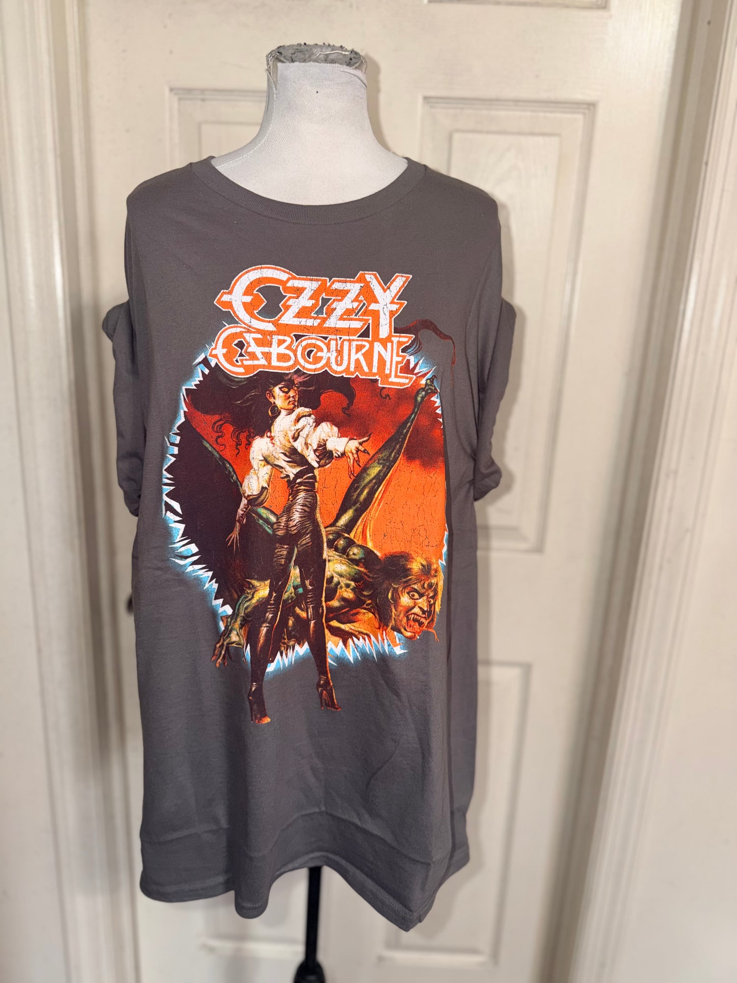 Ozzy Osbourne Oversized Distressed Tee