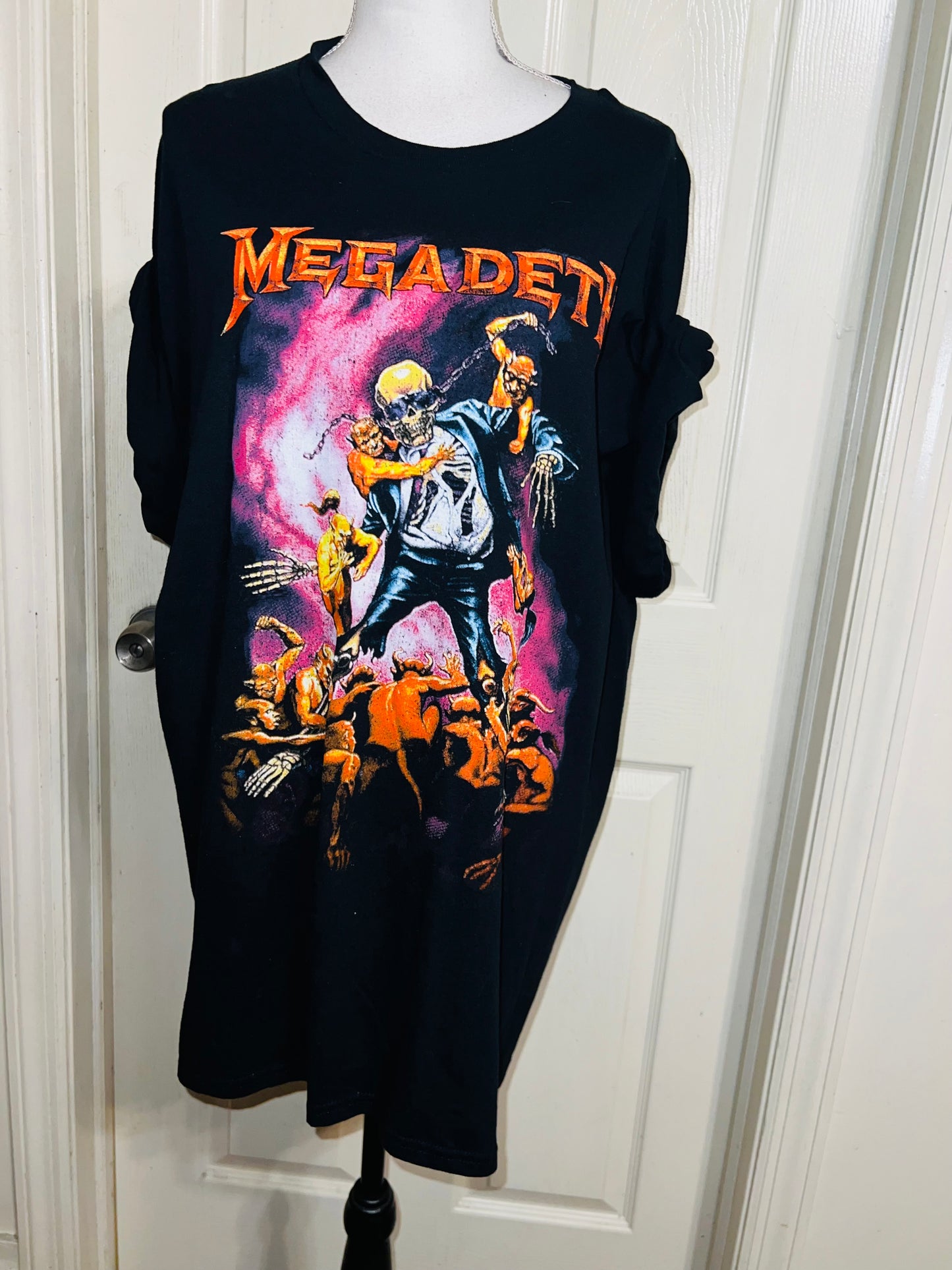 Megadeath Oversized Distressed Tee