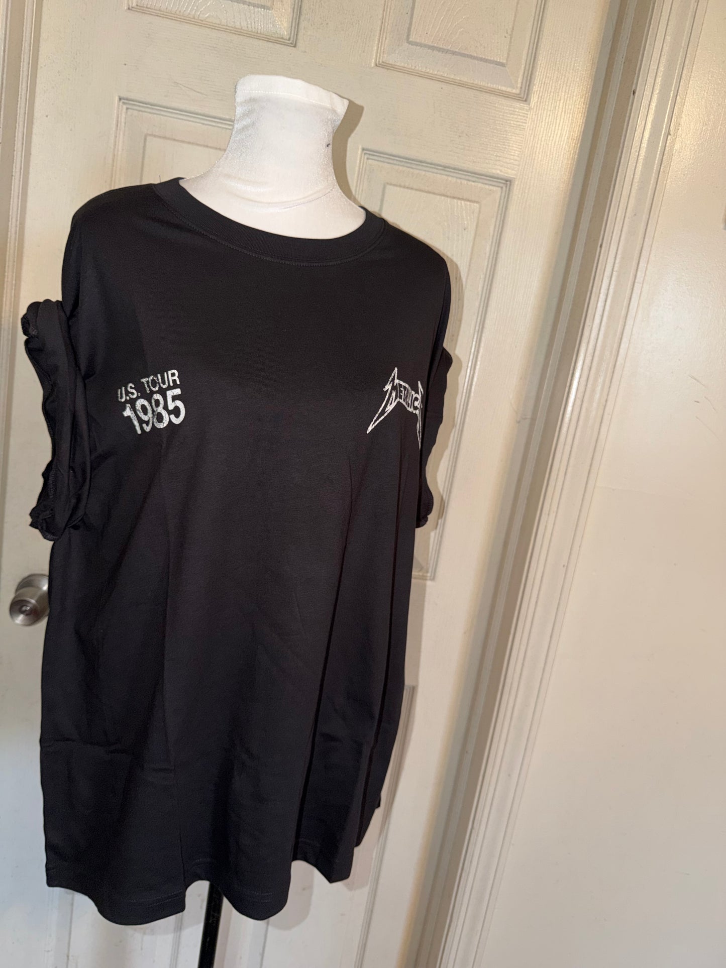 Metallica Double Sided Oversized Distressed Tee