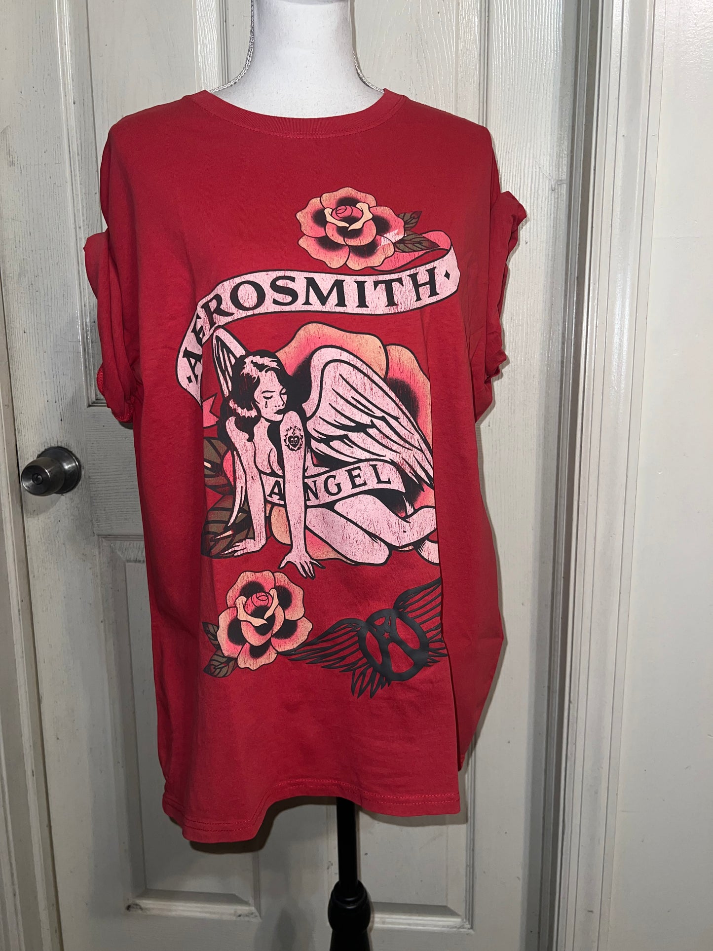 Aerosmith Oversized Distressed Tee