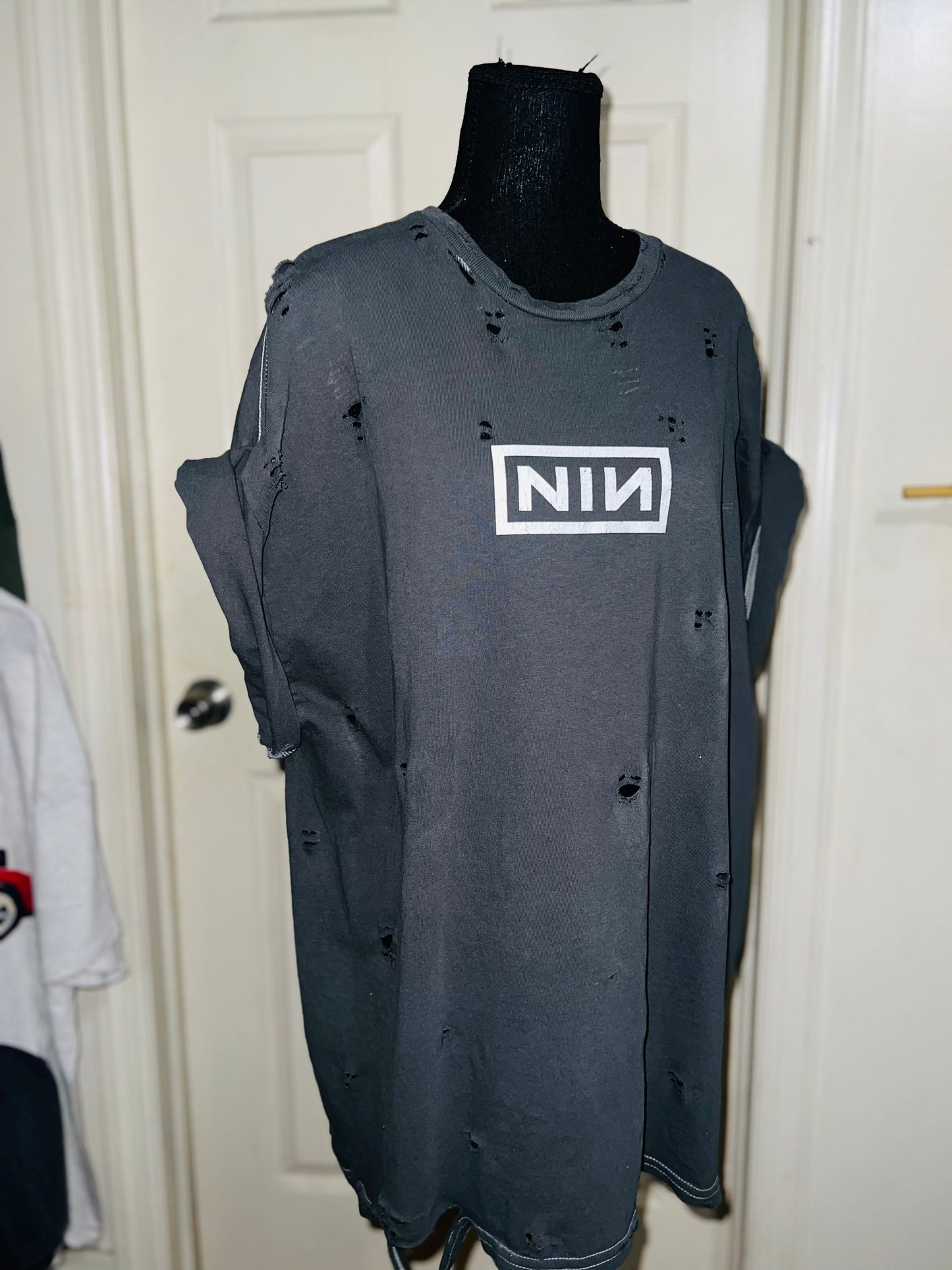 Nine Inch Nails Oversized Distressed Tee