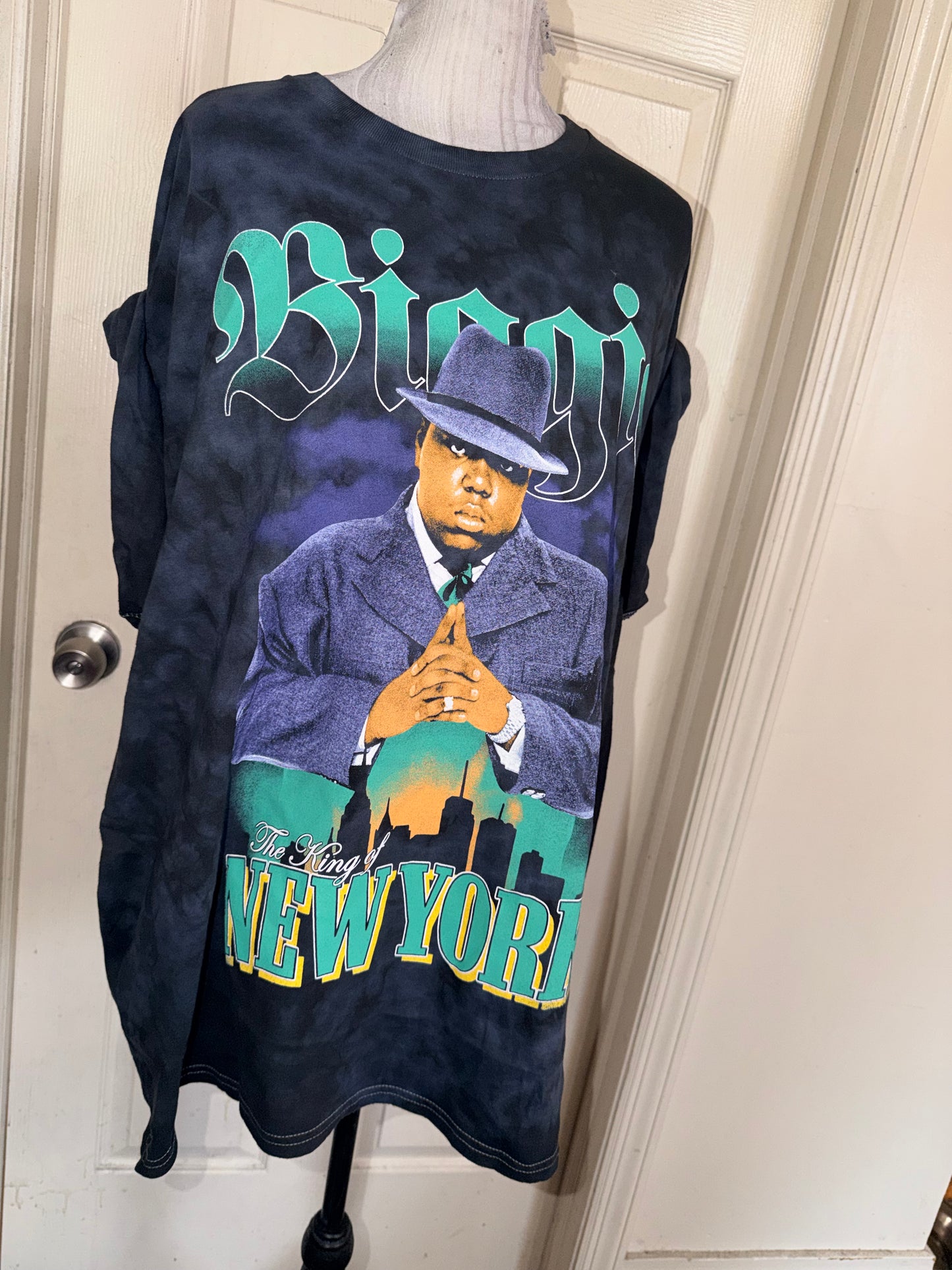 Biggie Smalls Oversized Distressed Tee