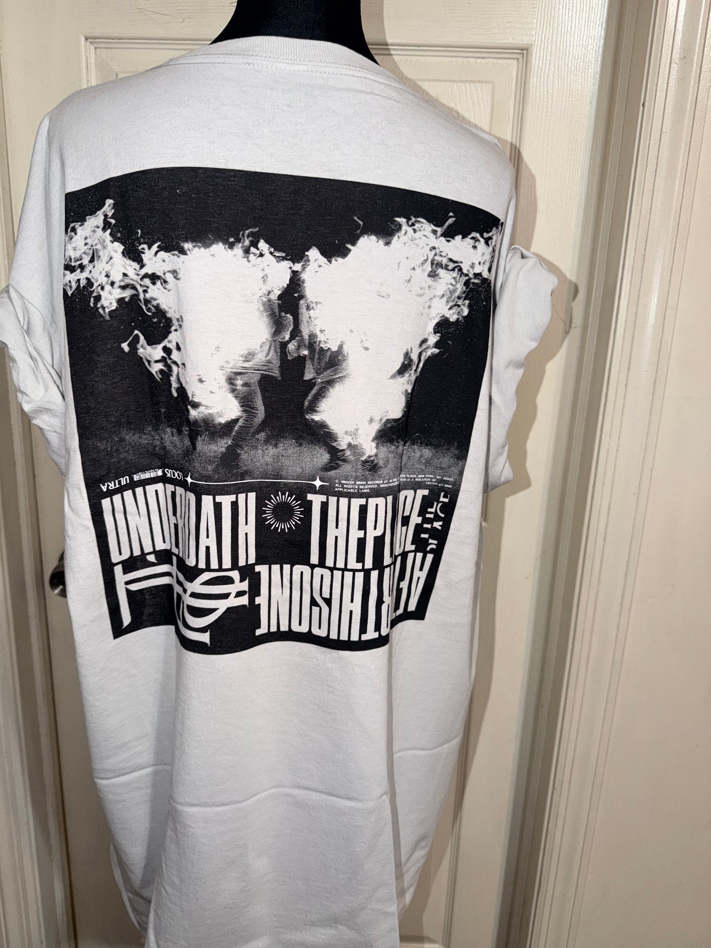 Underoath Double Sided Oversized Distressed Tee