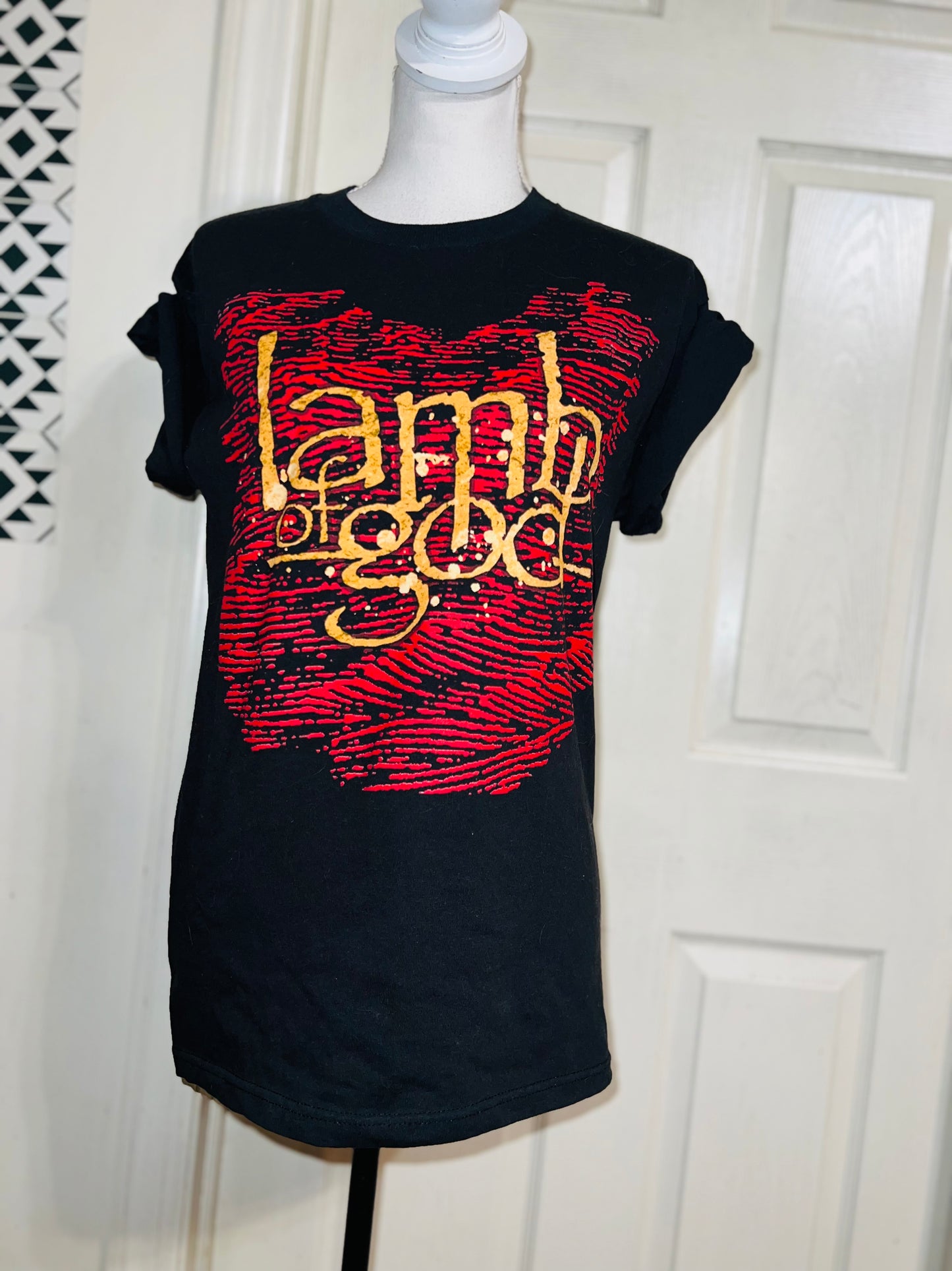 Lamb of God Double Sided ‘Vintage’ Oversized Tee