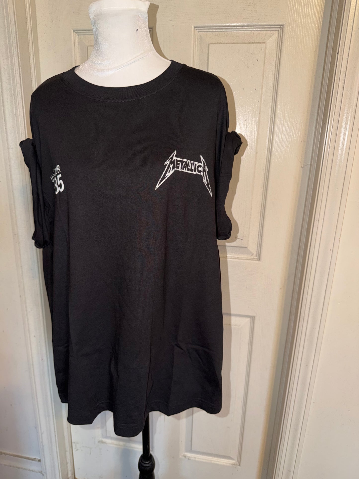 Metallica Double Sided Oversized Distressed Tee