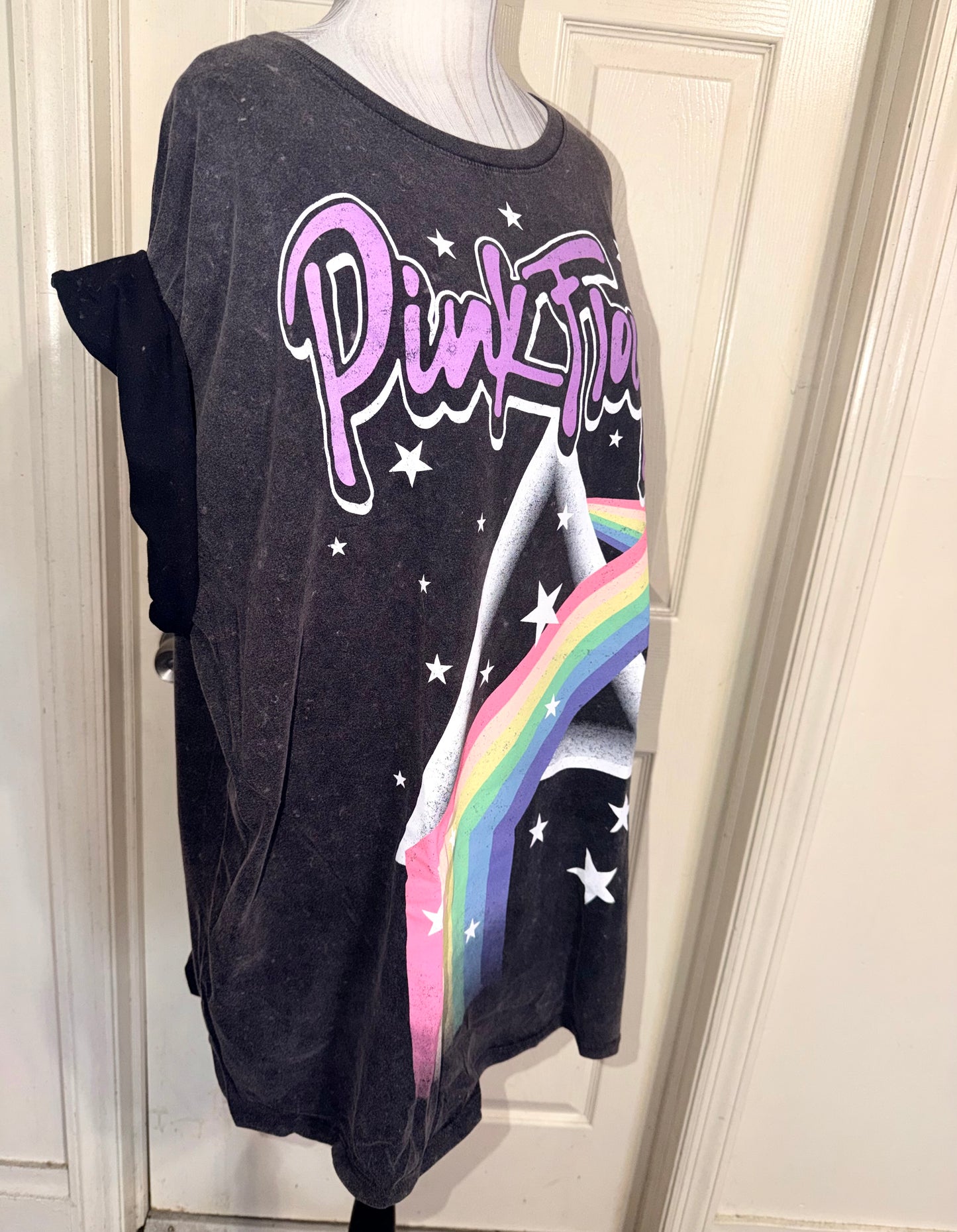 Pink Floyd Double Sided Oversized Distressed Tee