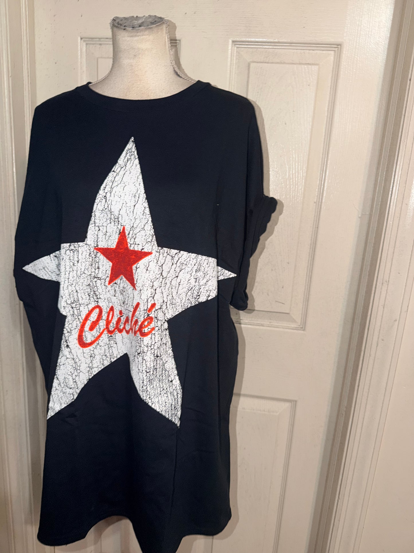 Machine Gun Kelly Double Sided Oversized Distressed Tee