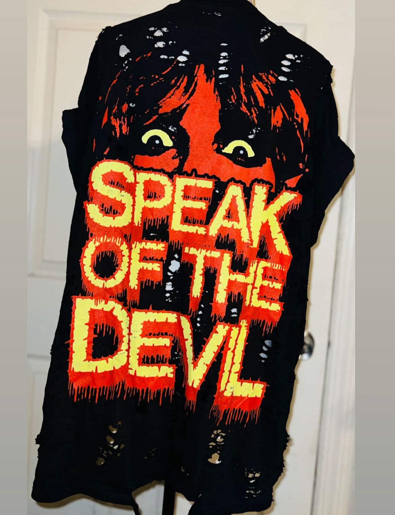 Ozzy Osbourne Double Sided Oversized Distressed Tee