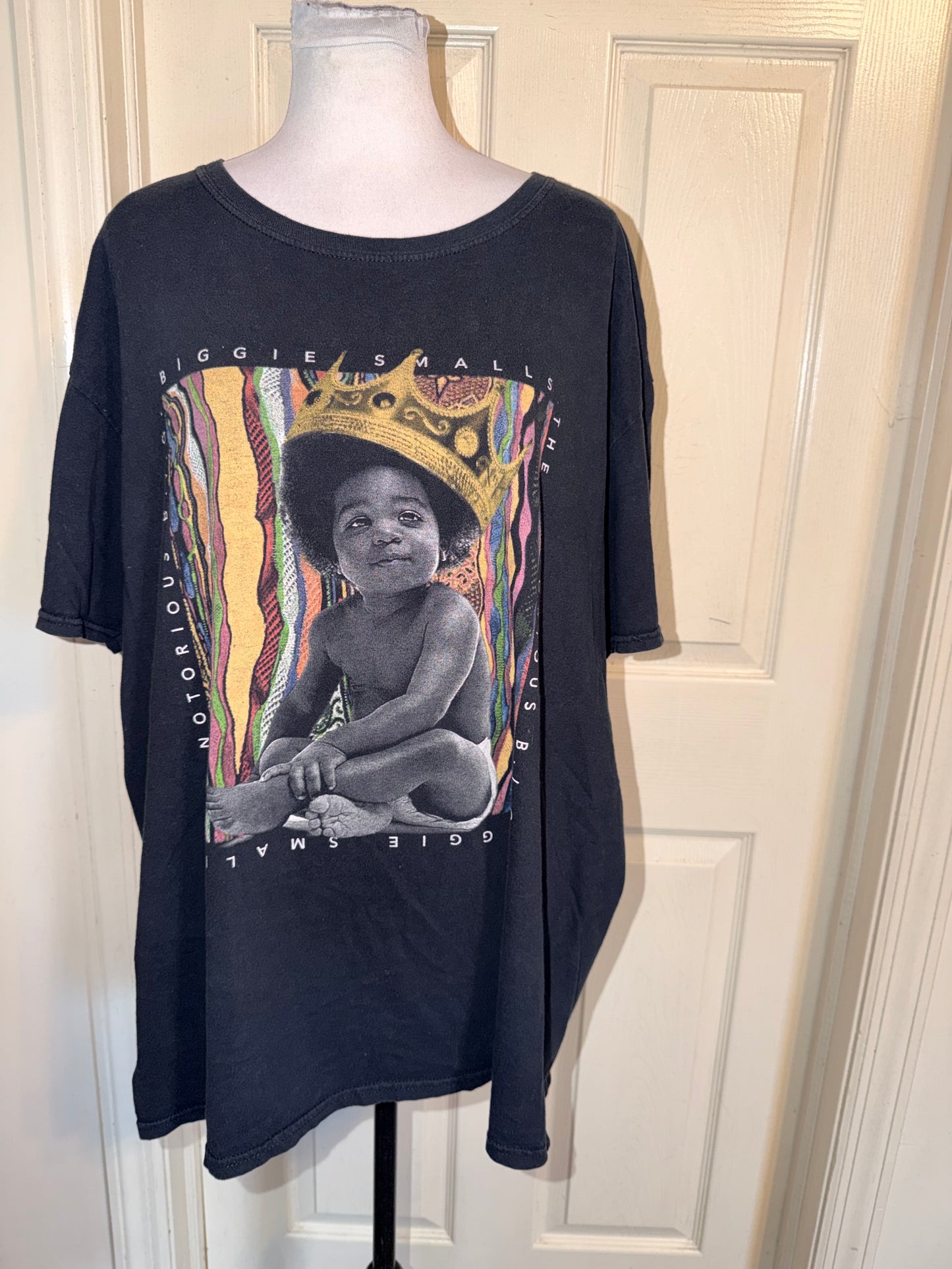 Notorious BIG Oversized Distressed Tee