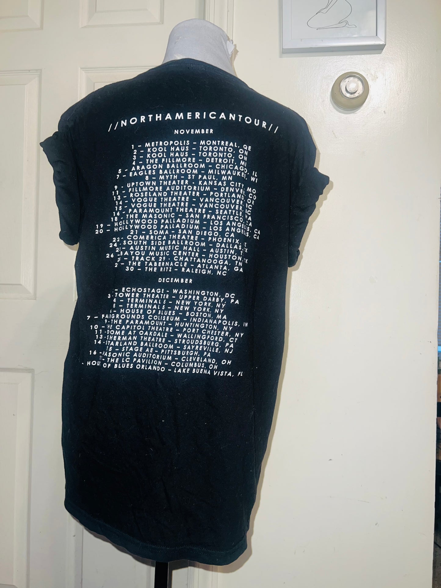 The 1975 Tour Double Sided Oversized Tee