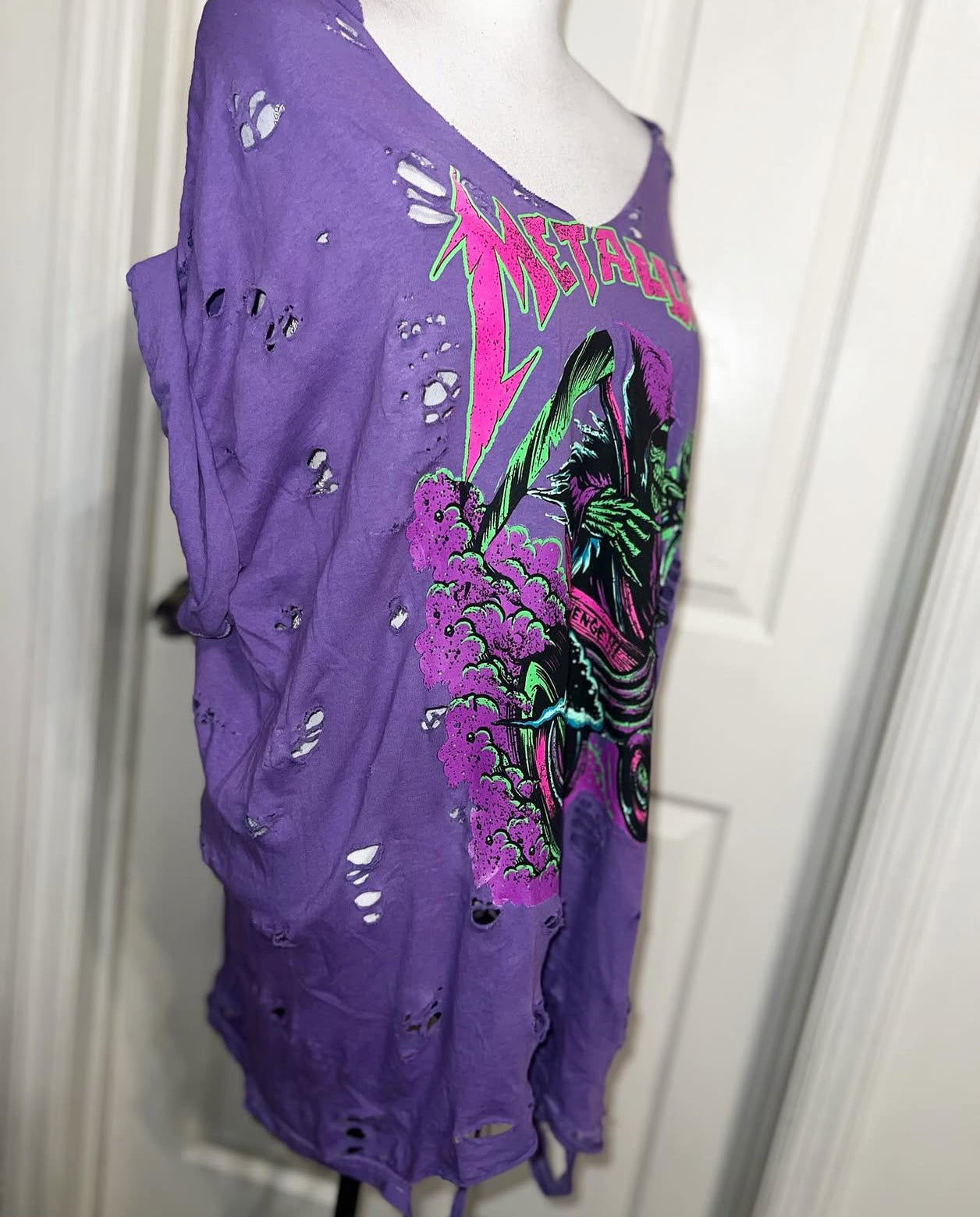 Metallica Oversized Distressed Tee