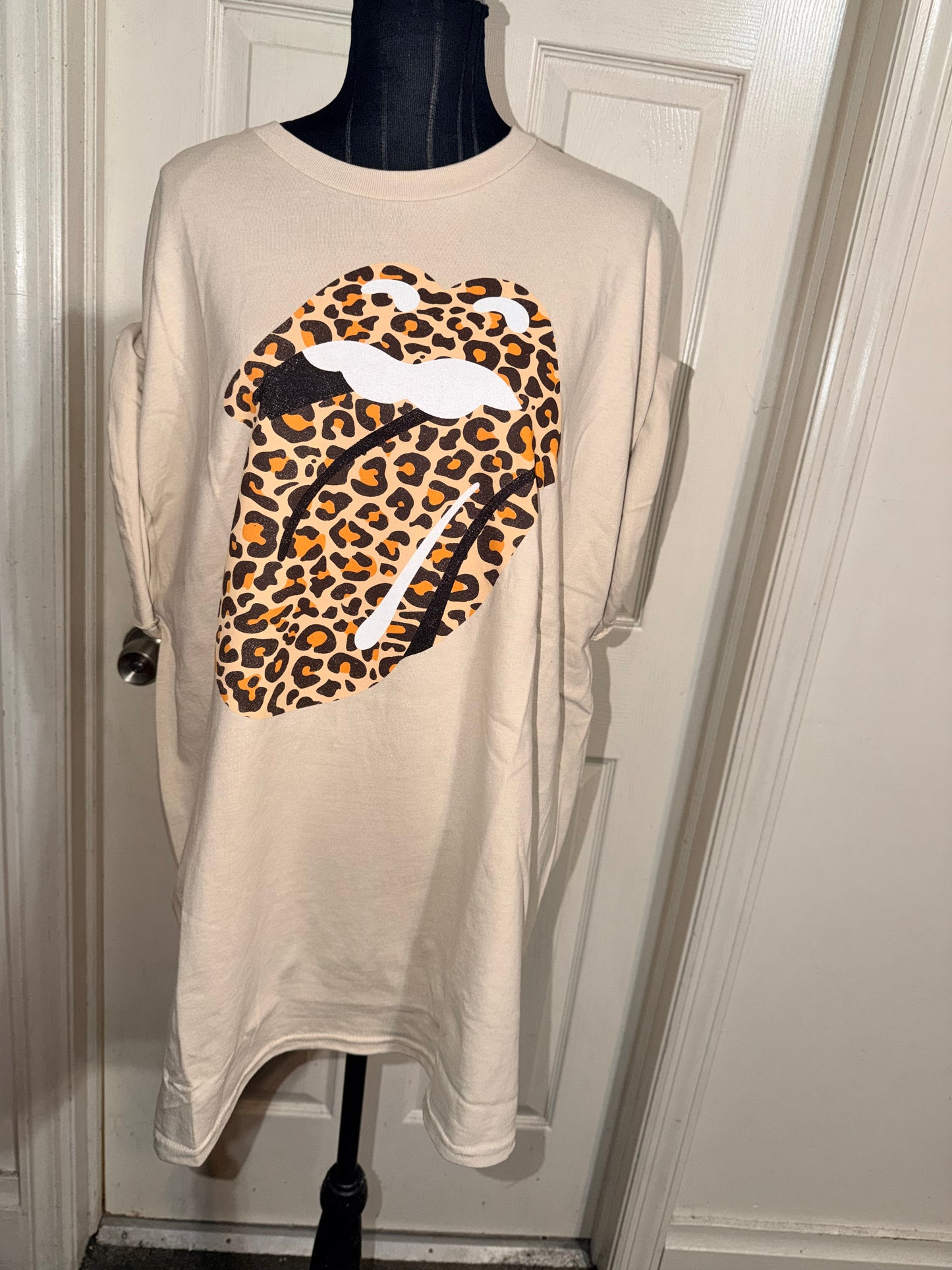 The Rolling Stones Oversized Distressed Tee