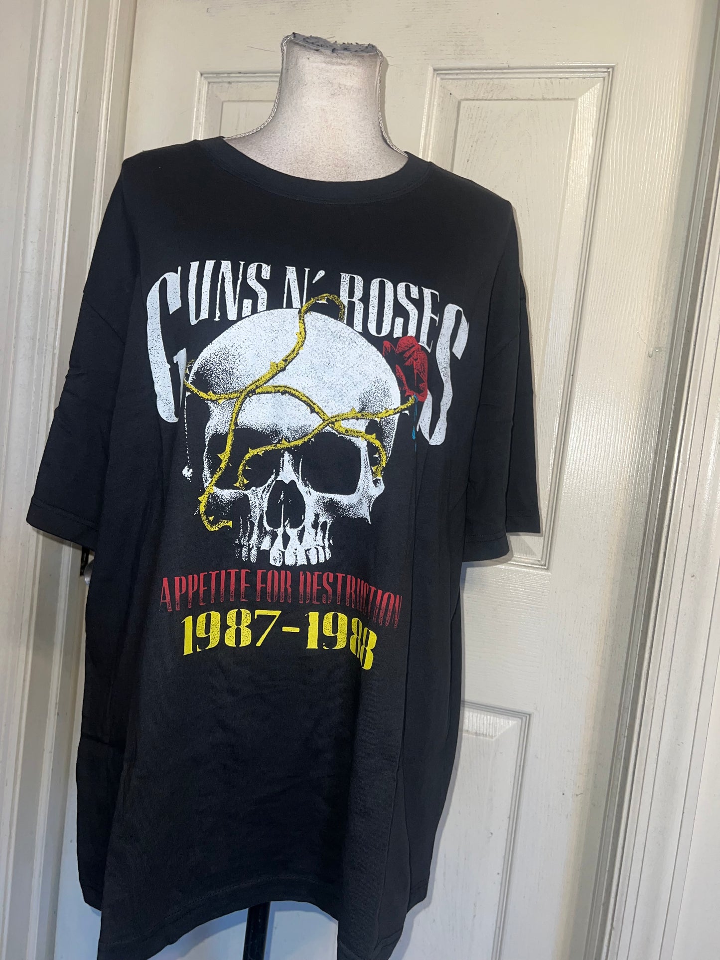 Guns N’ Roses Double Sided Oversized Distressed Tee