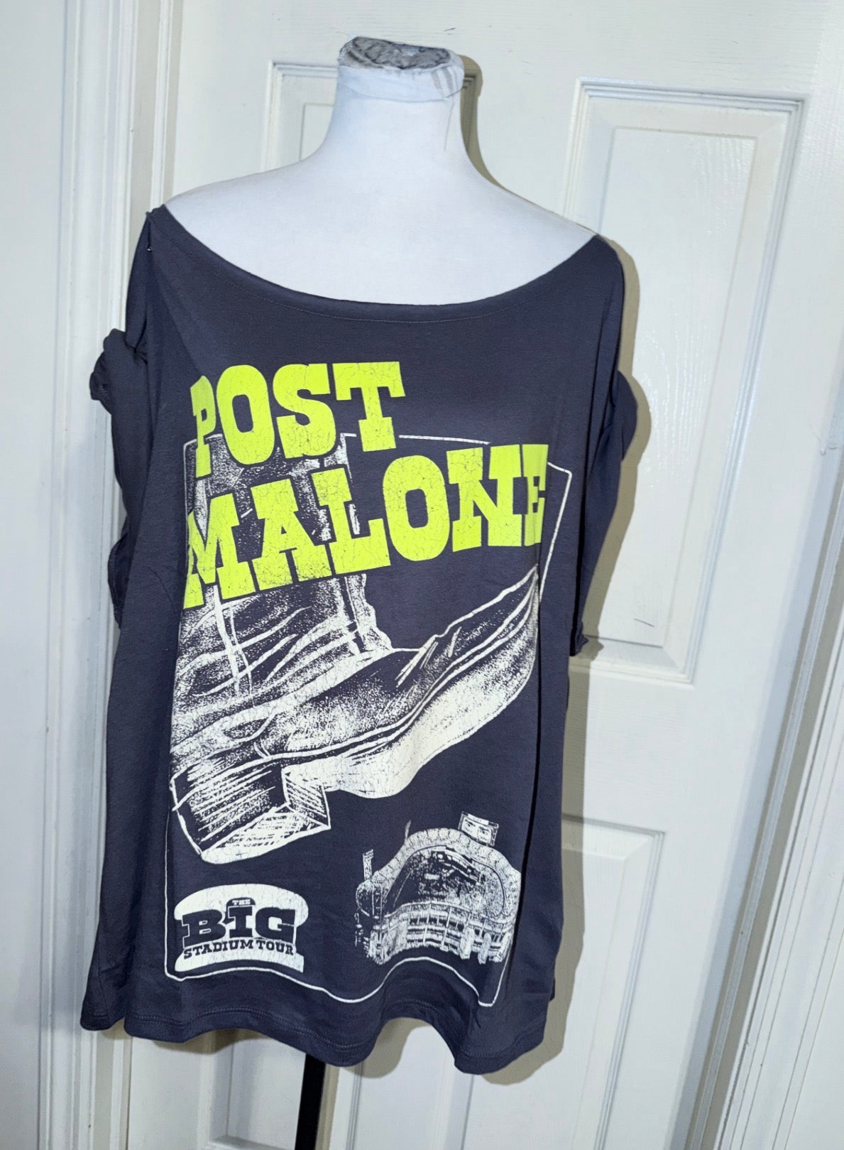 Post Malone Double Sided Oversized OFTS Distressed Tee