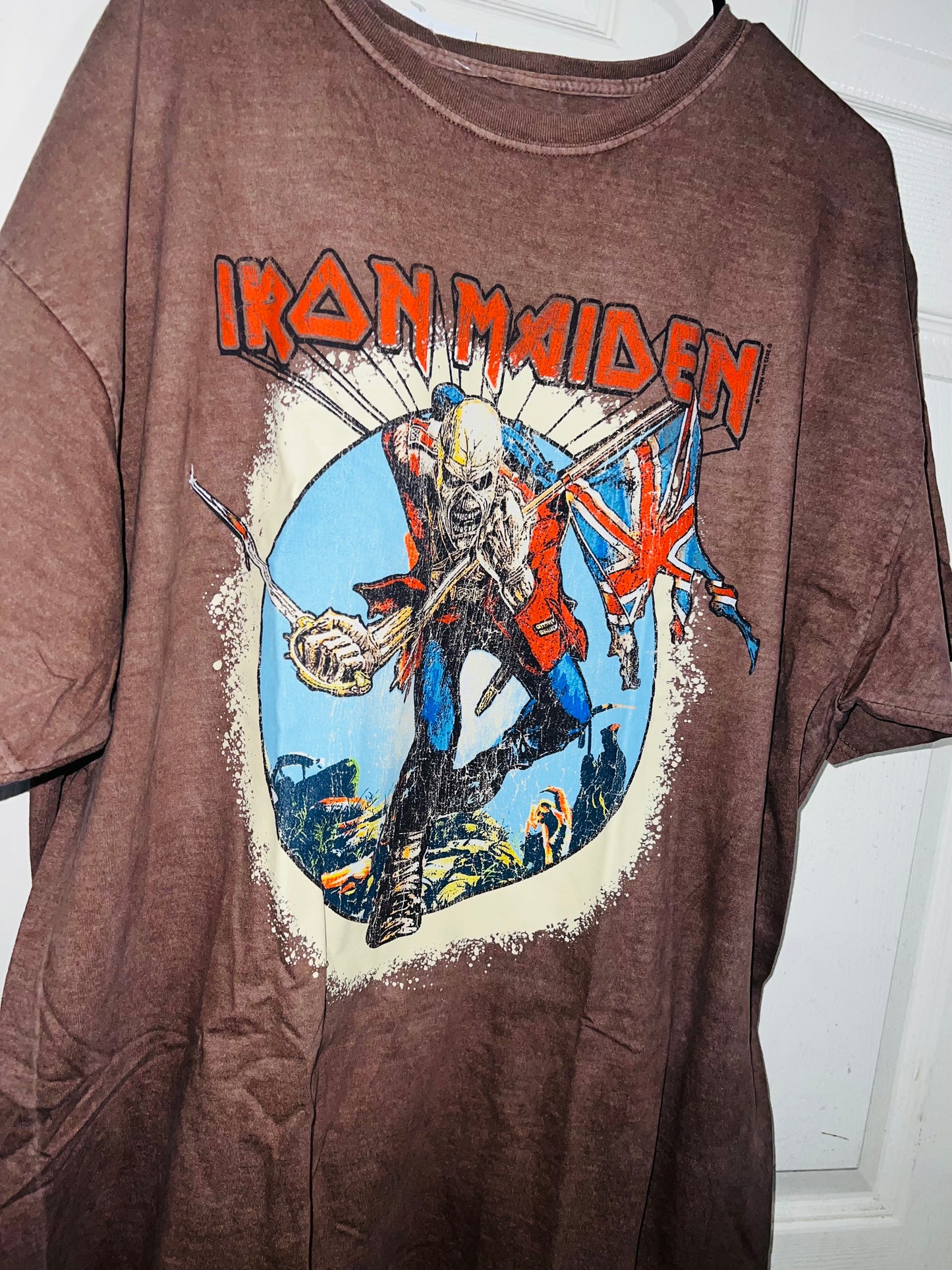 Iron Maiden Oversized Distressed Tee