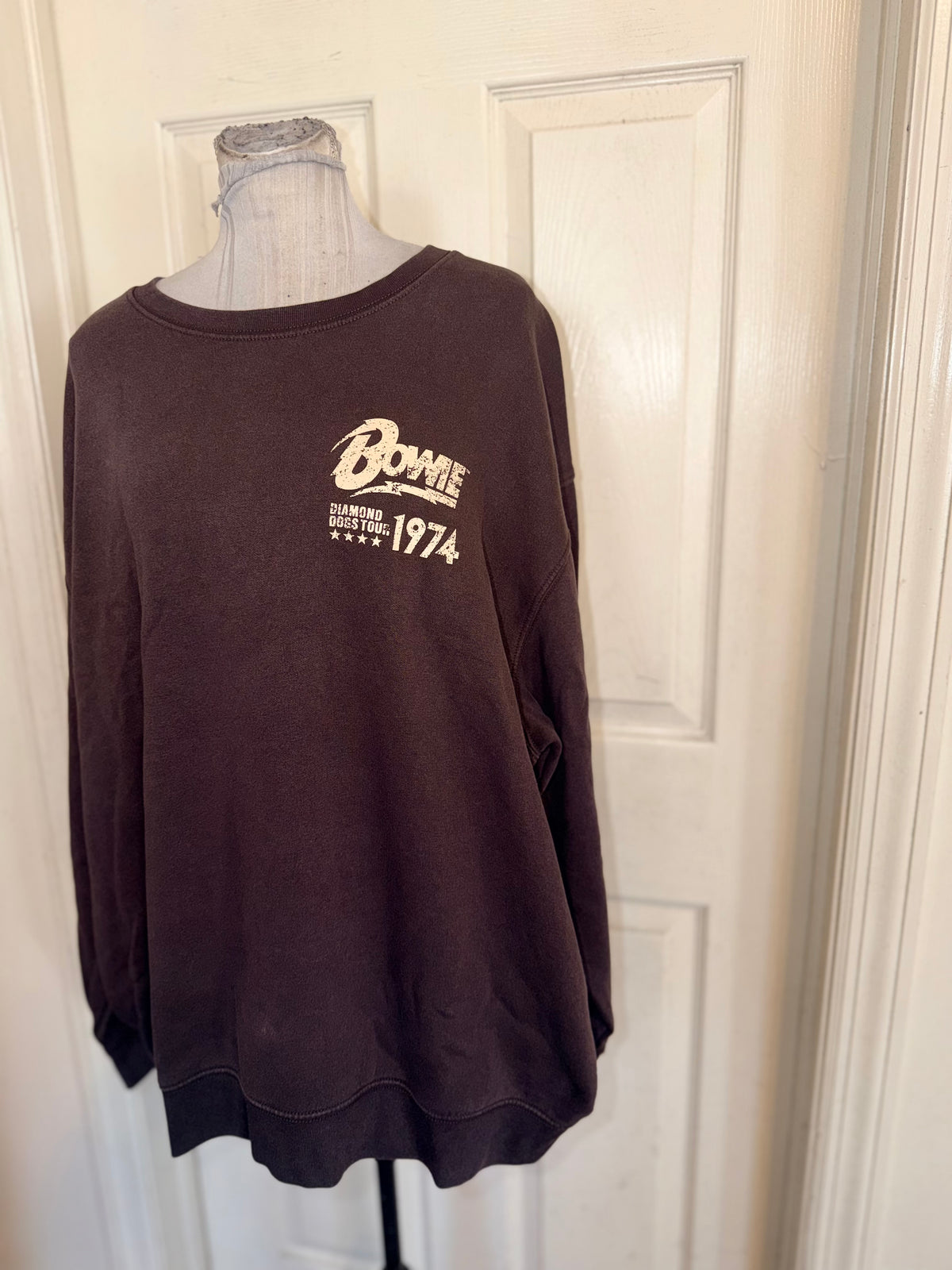 David Bowie Double Sided Oversized Sweatshirt
