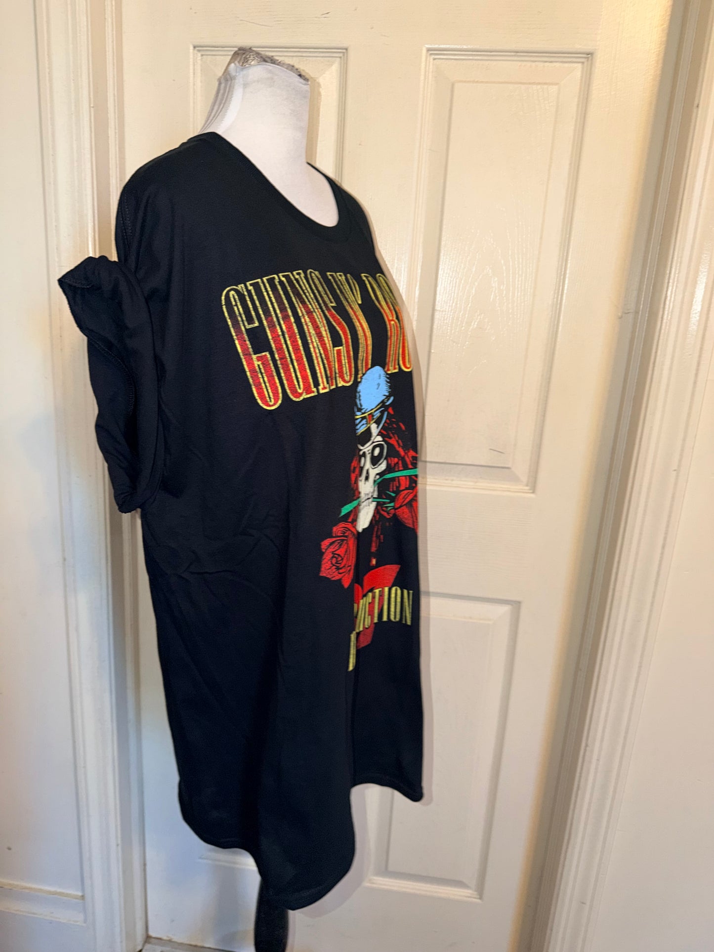Guns N’ Roses Double Sided Oversized Distressed Tee