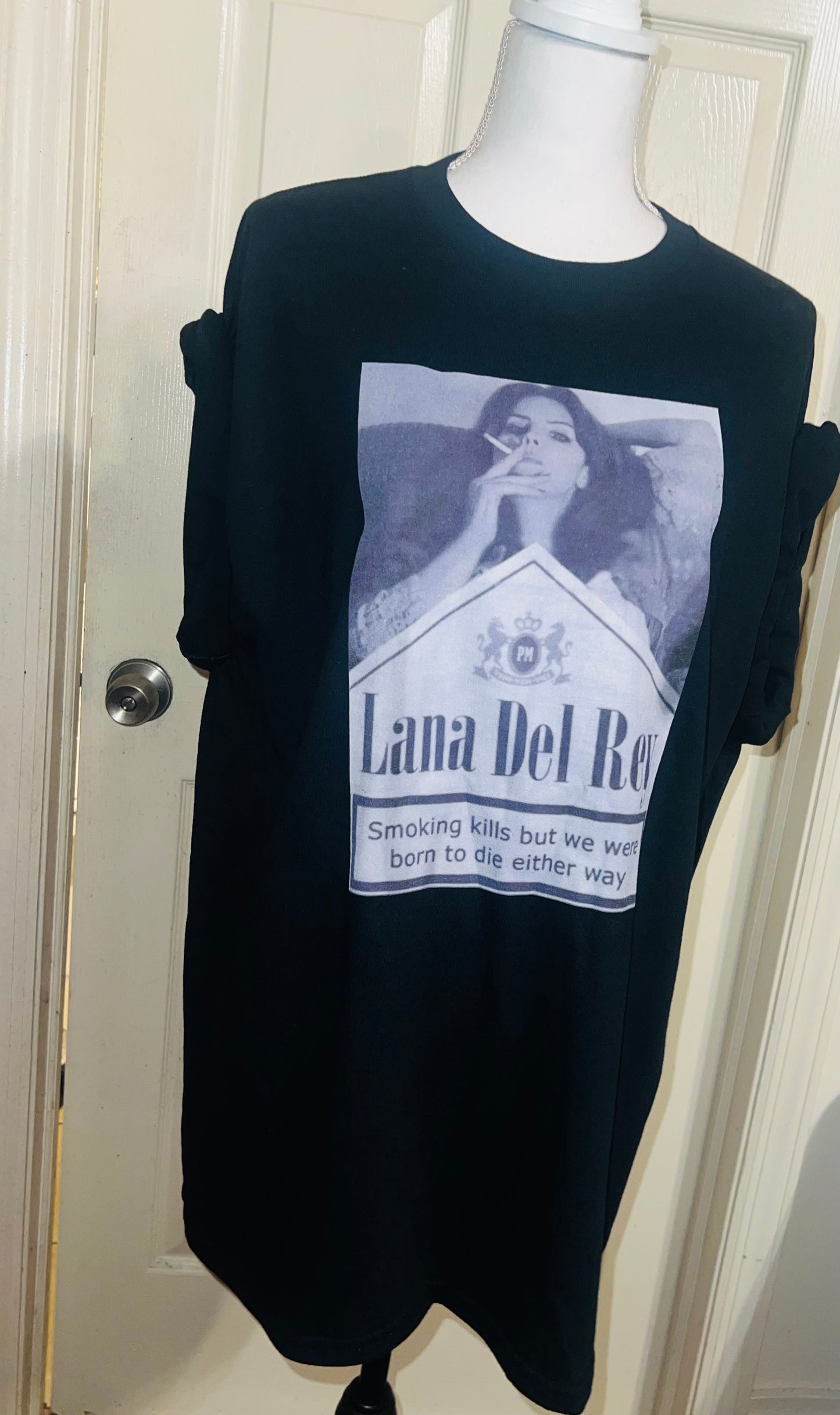 Lana Del Rey Born to Die Oversized Distressed Tee