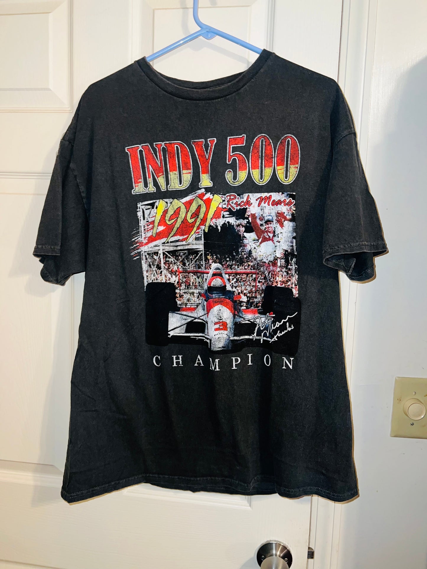 Indy 500 Oversized Distressed Tee